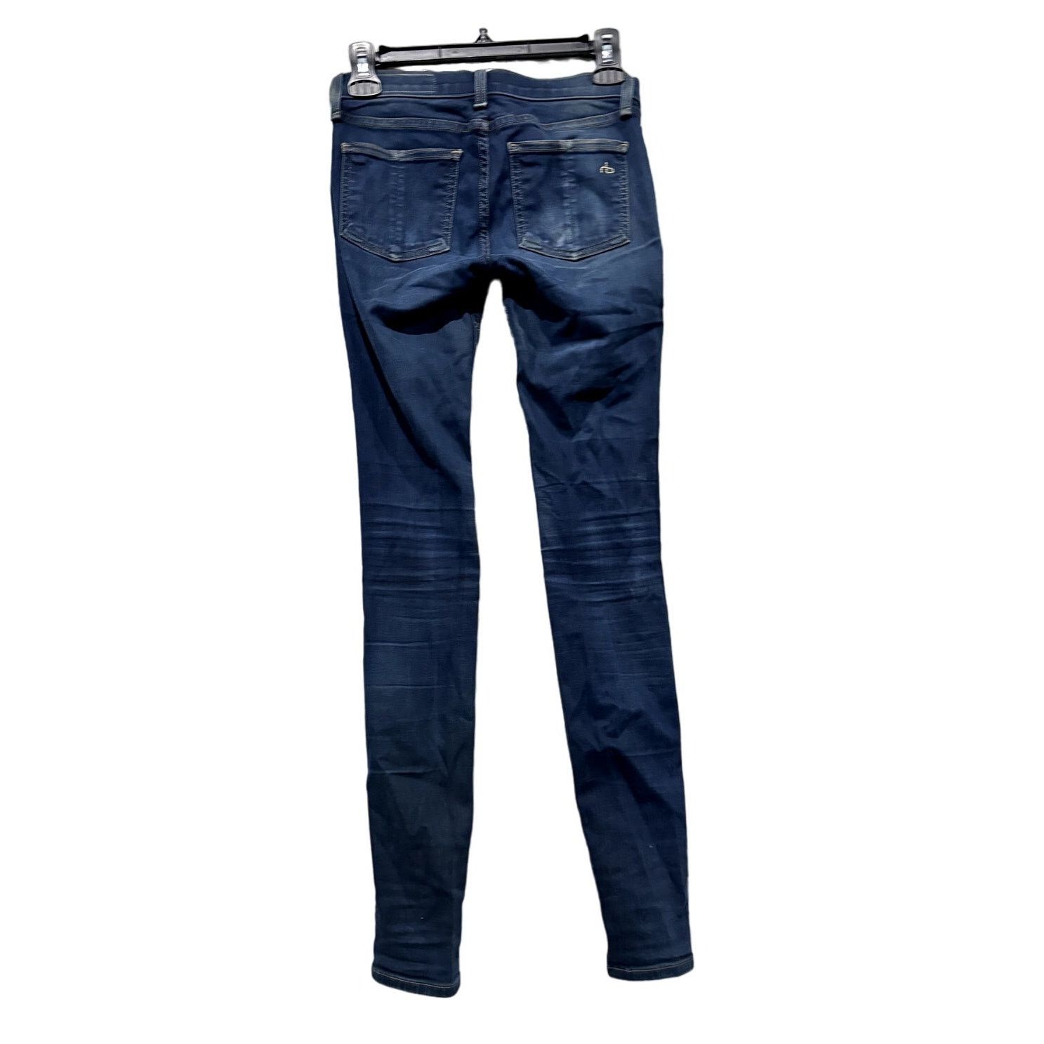 Rag & Bone RAG & BONE Dark Rinse Ripped Knee Leggings Jeans Sz 24 Size 24" / US 00 / IT 34 - 3 Thumbnail