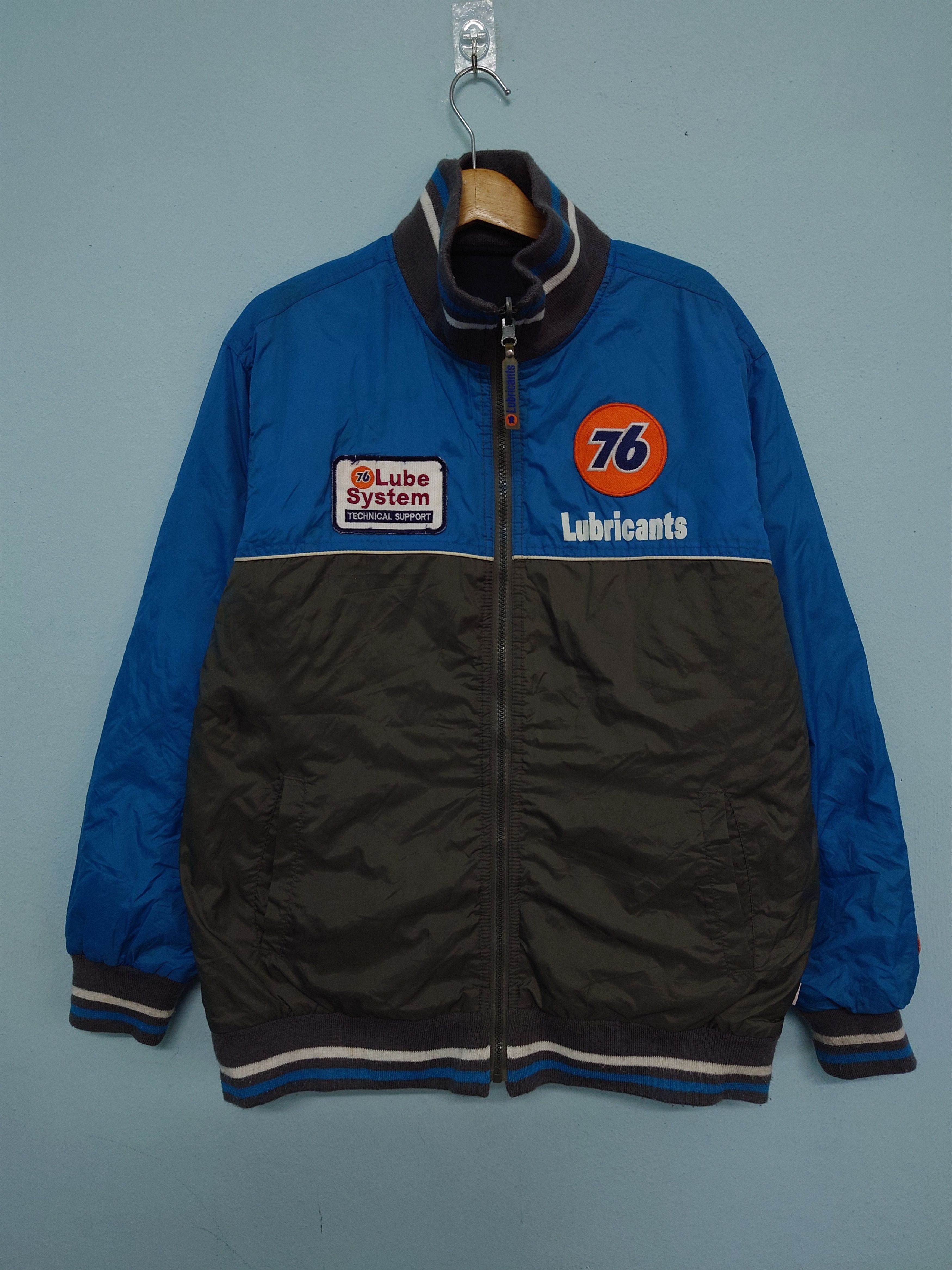Other Vintage 76 Lubricants Racing Riversible Bomber Jacket Size US M / EU 48-50 / 2 - 1 Thumbnail