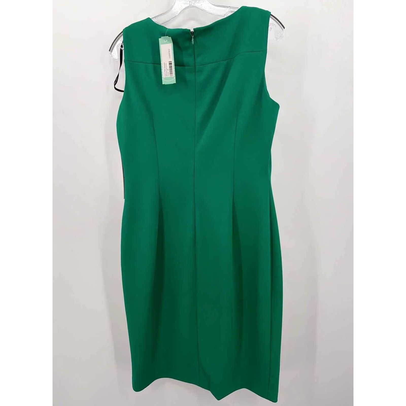 prom dresses green short Simple satin dress green homecoming dress Line Length Size:L / UK12 / US8 Wedding Dress With Sleeves Your Favorite Keyhole Halter