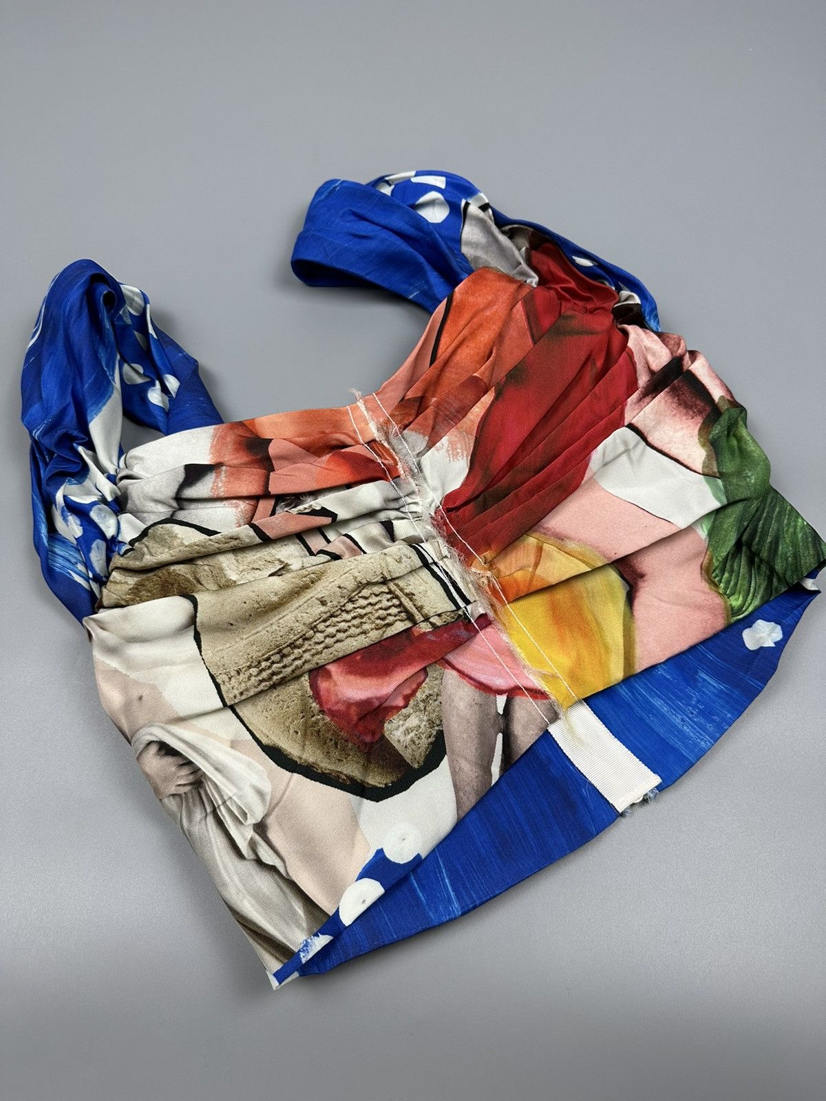 Marni Marni SS19 Donna Silk Crop Tops Size XS / US 0-2 / IT 36-38 - 3 Thumbnail