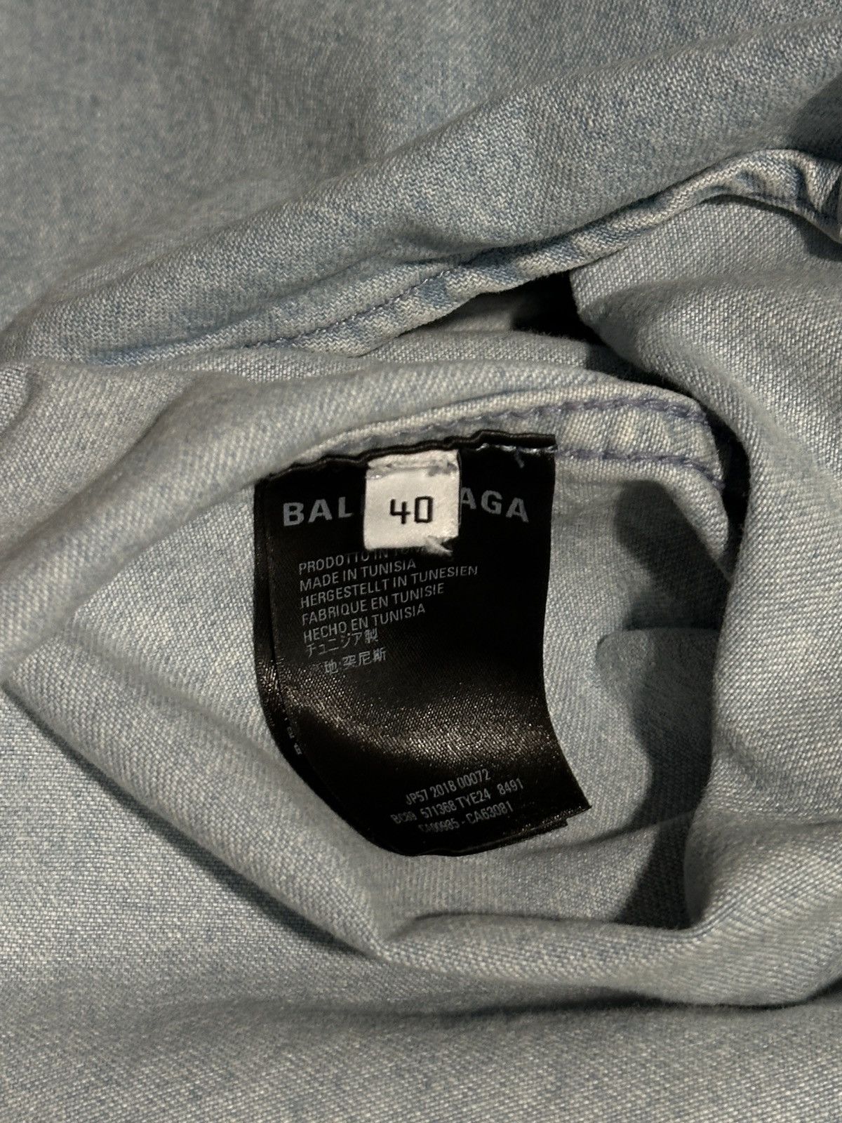 Balenciaga Balenciaga Short Sleeve Shirt Size US XXS / EU 40 - 4 Thumbnail