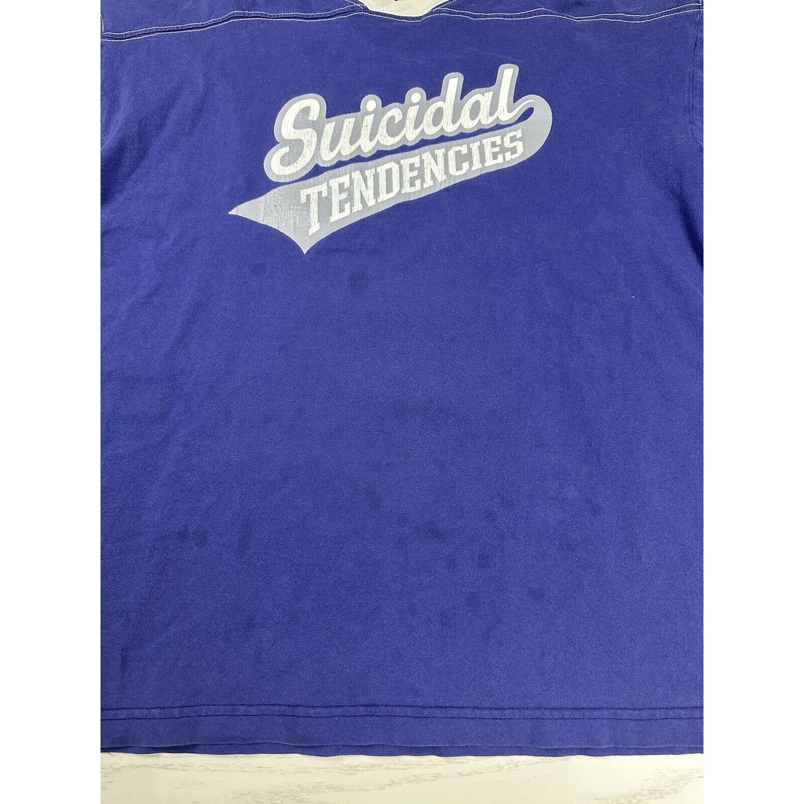Vintage Vintage 1997 Suicidal Tendencies Jersey Shirt Size US XL / EU 56 / 4 - 2 Thumbnail