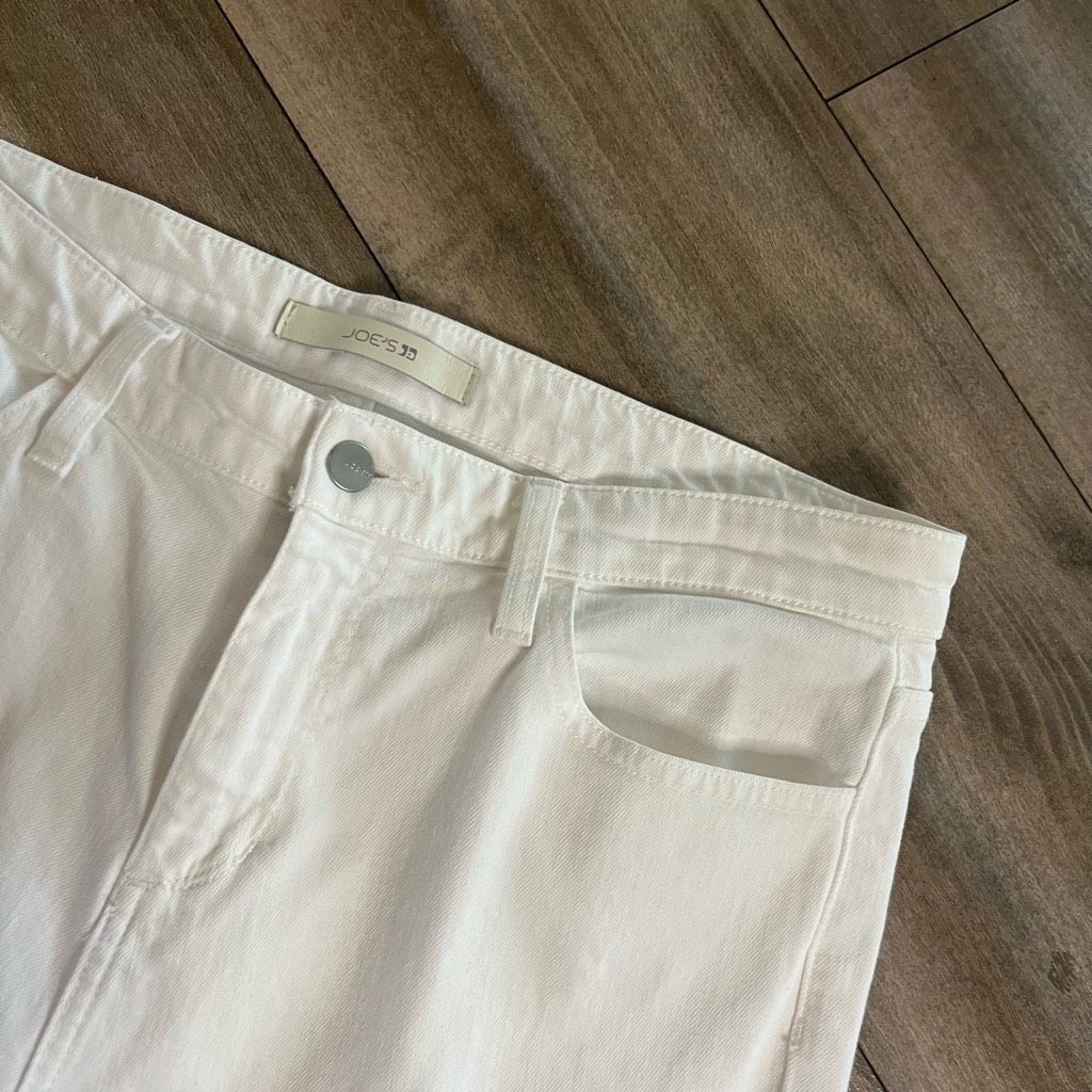 Joe's Joe’s Jeans White Denim Lara Cigarette Jeans Women 33 Size 33" - 3 Thumbnail