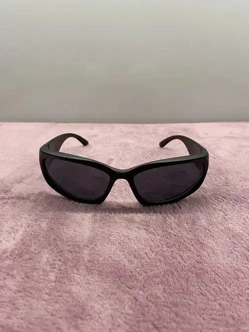 Electric Visual Vintage Silver and black Y2K glasses Sunglasses cyber Size ONE SIZE - 4 Thumbnail