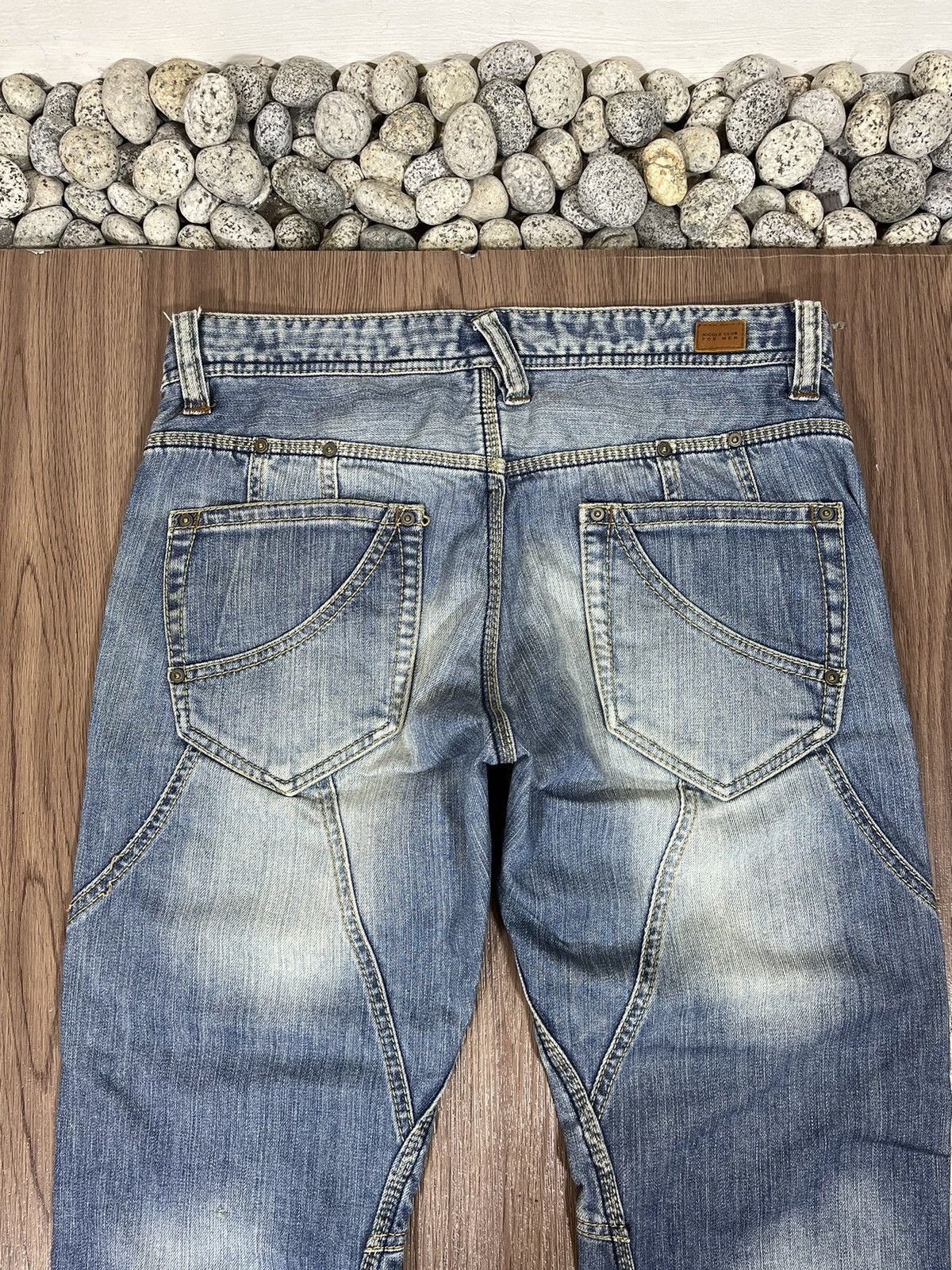 Japanese Brand × Nicole Club Nicole Club For Men Patchwork Jeans Size US 33 - 4 Thumbnail