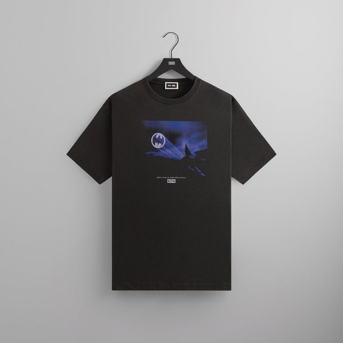 Batman × Kith Batman | Kith Justice Vintage Tee Black T-Shirt Size 