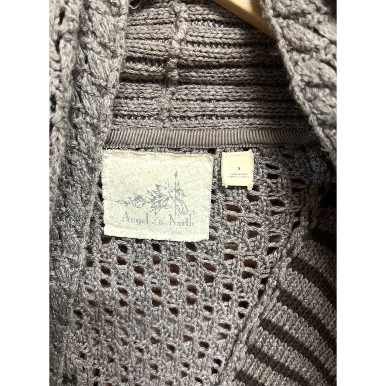 Anthropologie Anthropologie Angel of the North Knit Cardigan Small Brown Womens Size S / US 4 / IT 40 - 2 Thumbnail