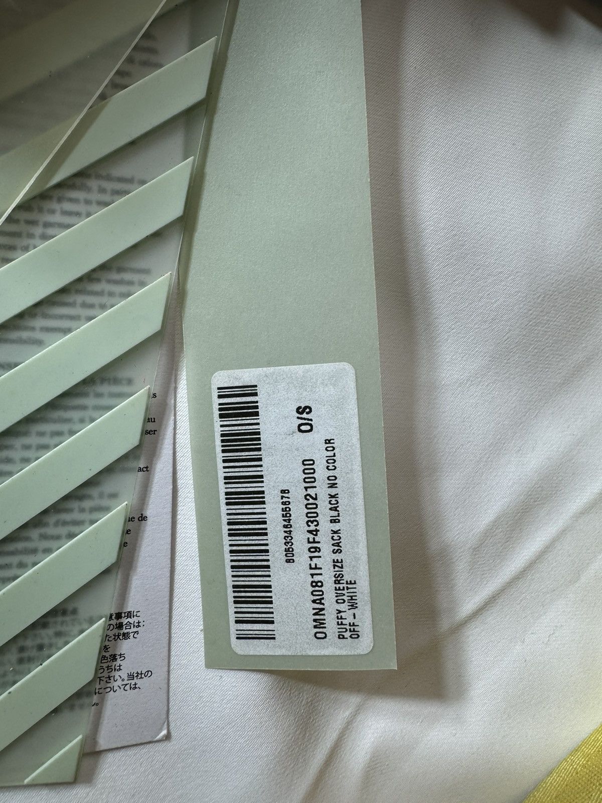 Off-White “PUFFY BLACK BAG” by Virgil ABLOH Size ONE SIZE - 13 Thumbnail