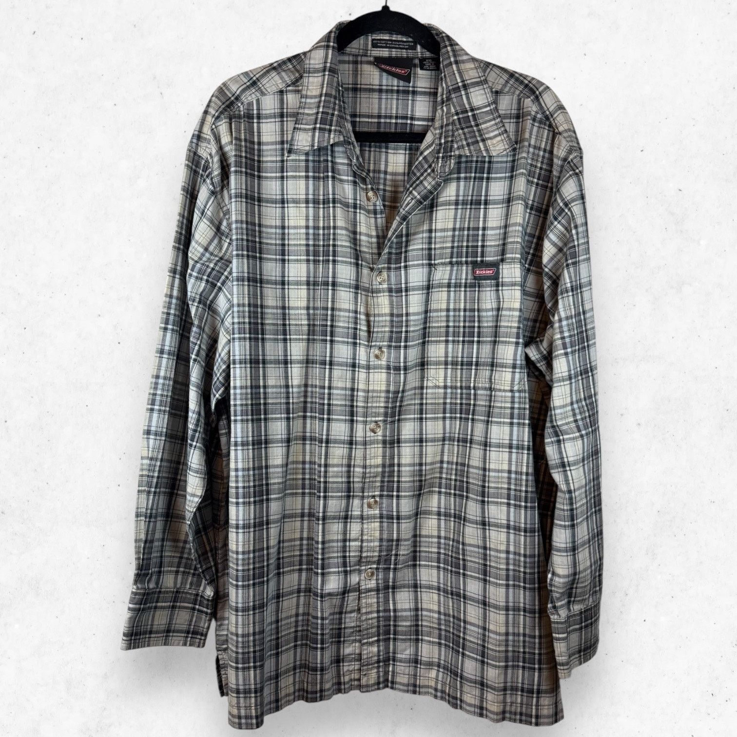 Dickies Dickies Mens Shirt Size XXL 50 - 52 Multicolor Plaid Button Size US XXL / EU 58 / 5 - 1 Thumbnail