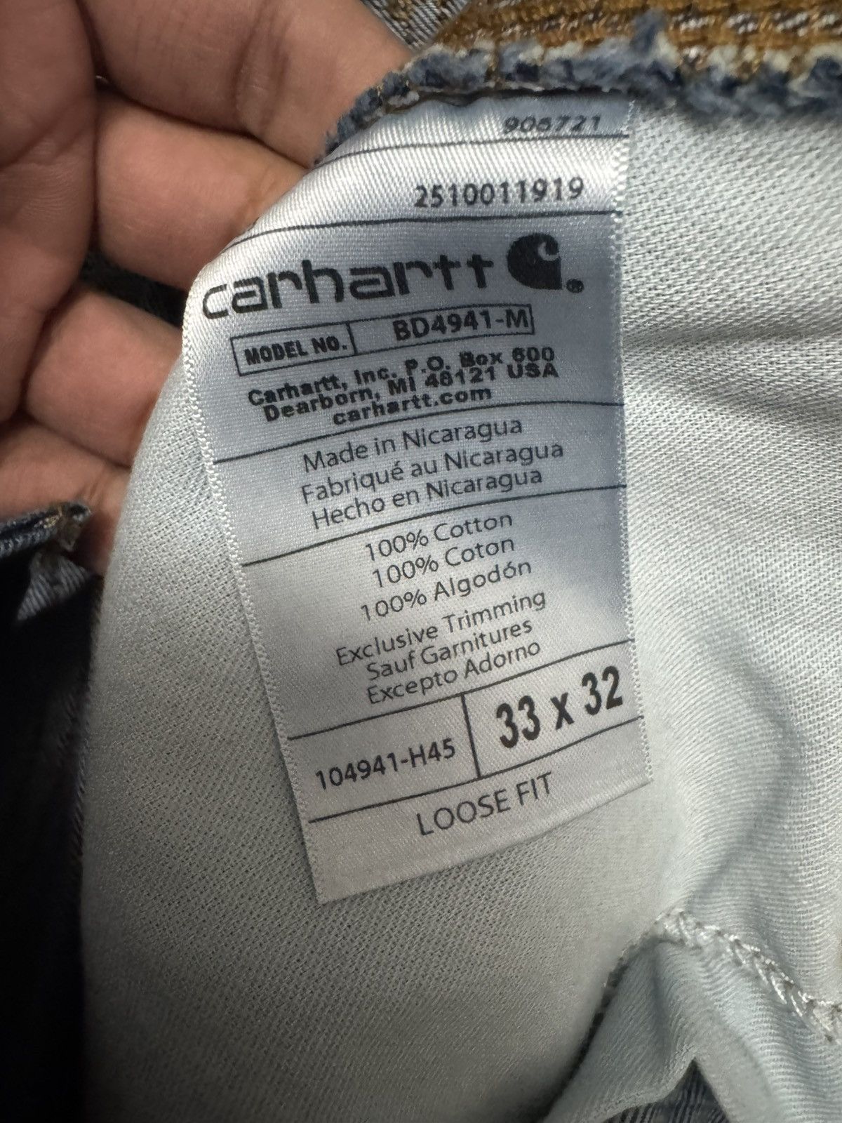 Carhartt Carhartt denim Size US 33 - 4 Thumbnail