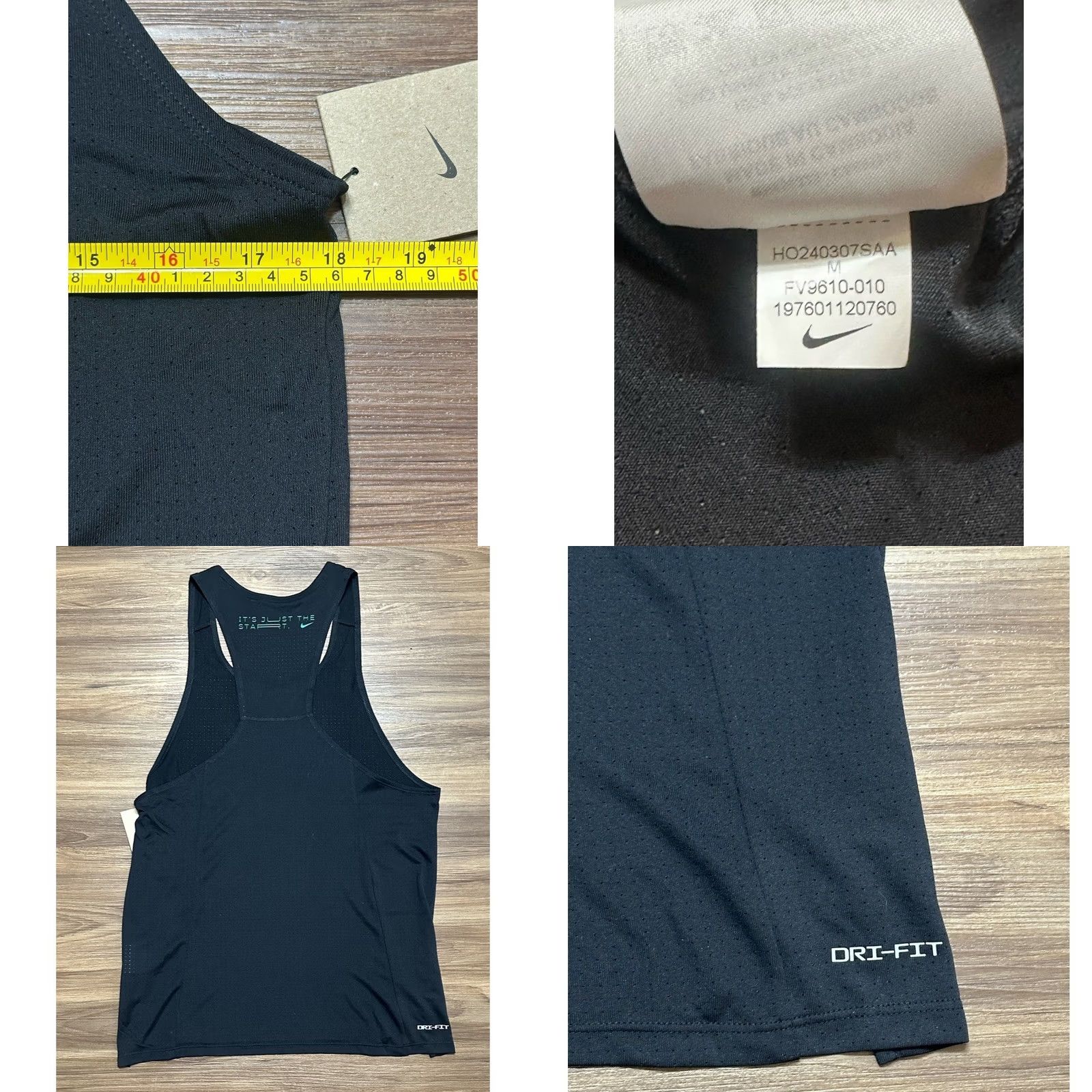 Nike Nike Fast Kipchoge Dri-Fit Running Top Singlet Black M Size US M / EU 48-50 / 2 - 8 Thumbnail