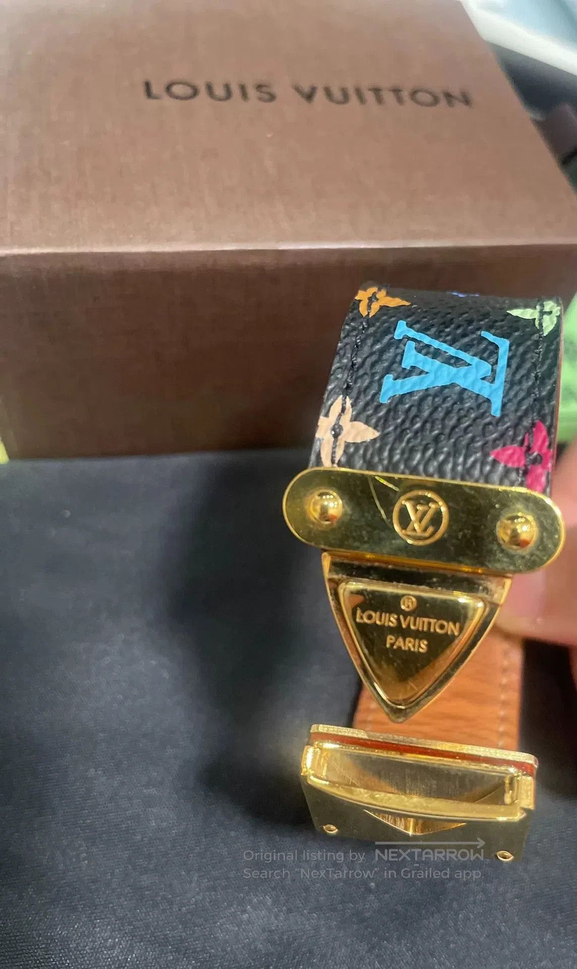 Louis Vuitton Louis Vuitton Black Multicolor Bracelet S. Size ONE SIZE - 3 Thumbnail
