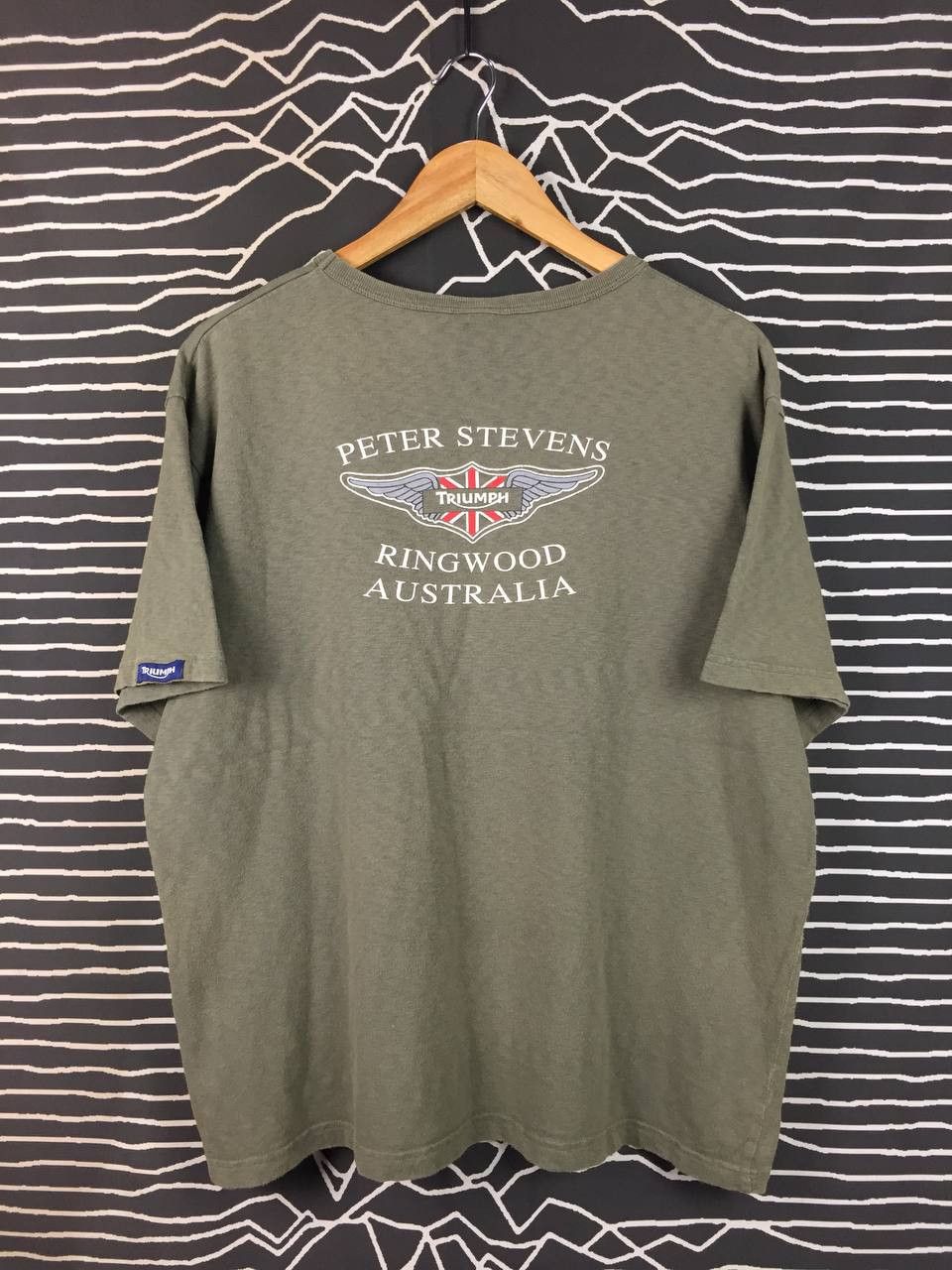 Vintage Triumph Motorcycles Peter Stevens Australia Promo Tee Size US XL / EU 56 / 4 - 6 Thumbnail