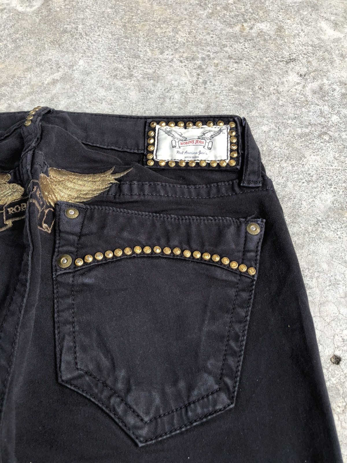 Robins Jeans Robins Flared Jeans Embroidered Distressed strecth Size US 28 / EU 44 - 17 Thumbnail