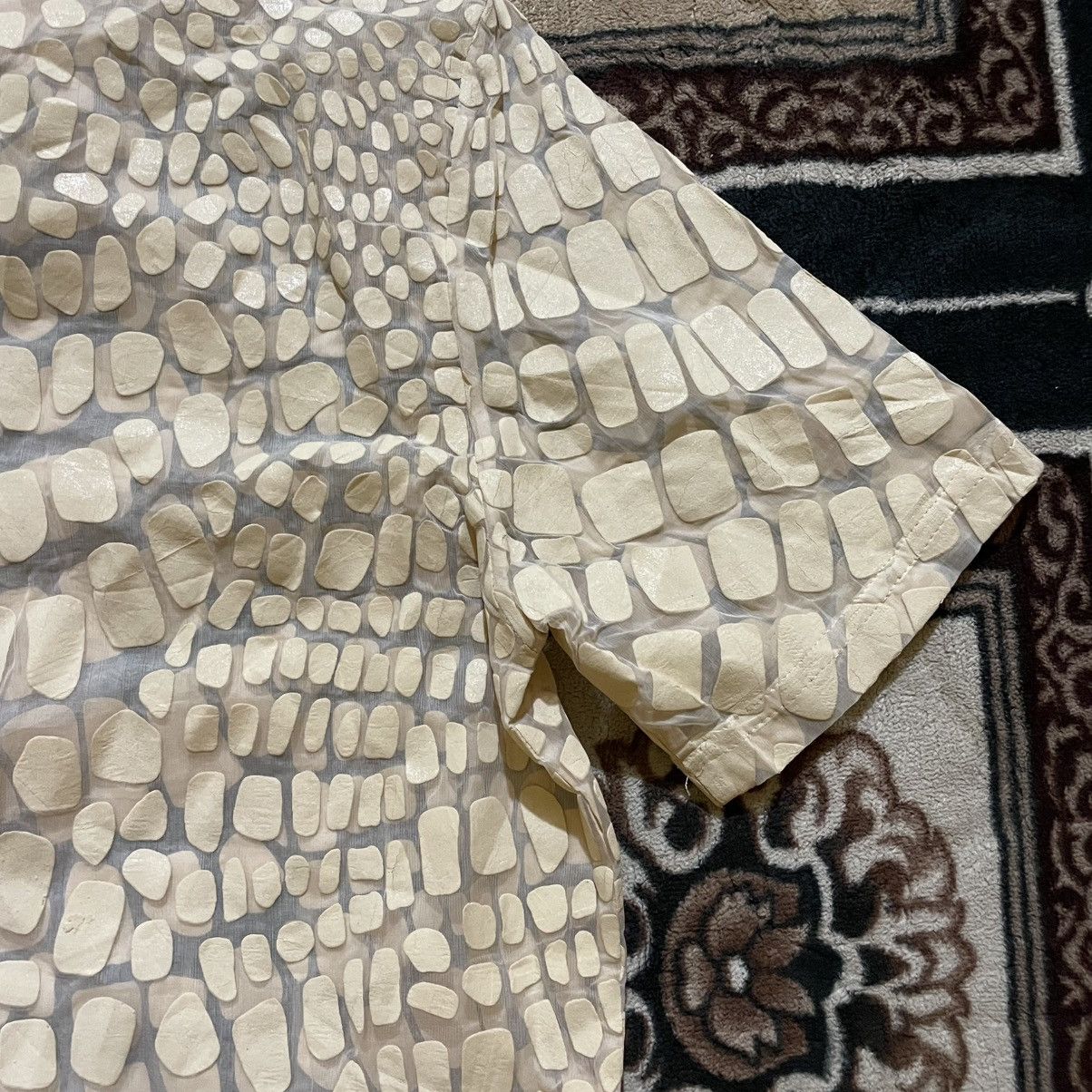 Givenchy GIVENCHY Paris by Riccardo Tisci Croc-Effect Sheer Silk Mesh Size L / US 10 / IT 46 - 15 Thumbnail