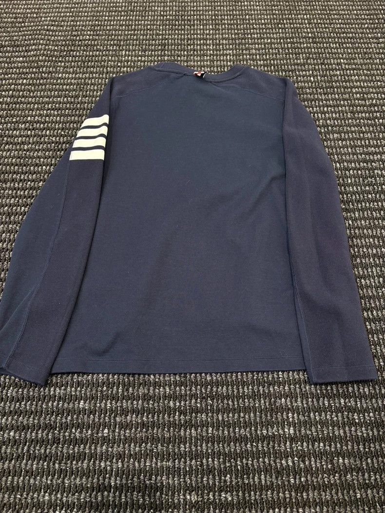 Thom Browne Thom Browne Cotton long sleeve T-shirt Size US S / EU 44-46 / 1 - 1 Thumbnail
