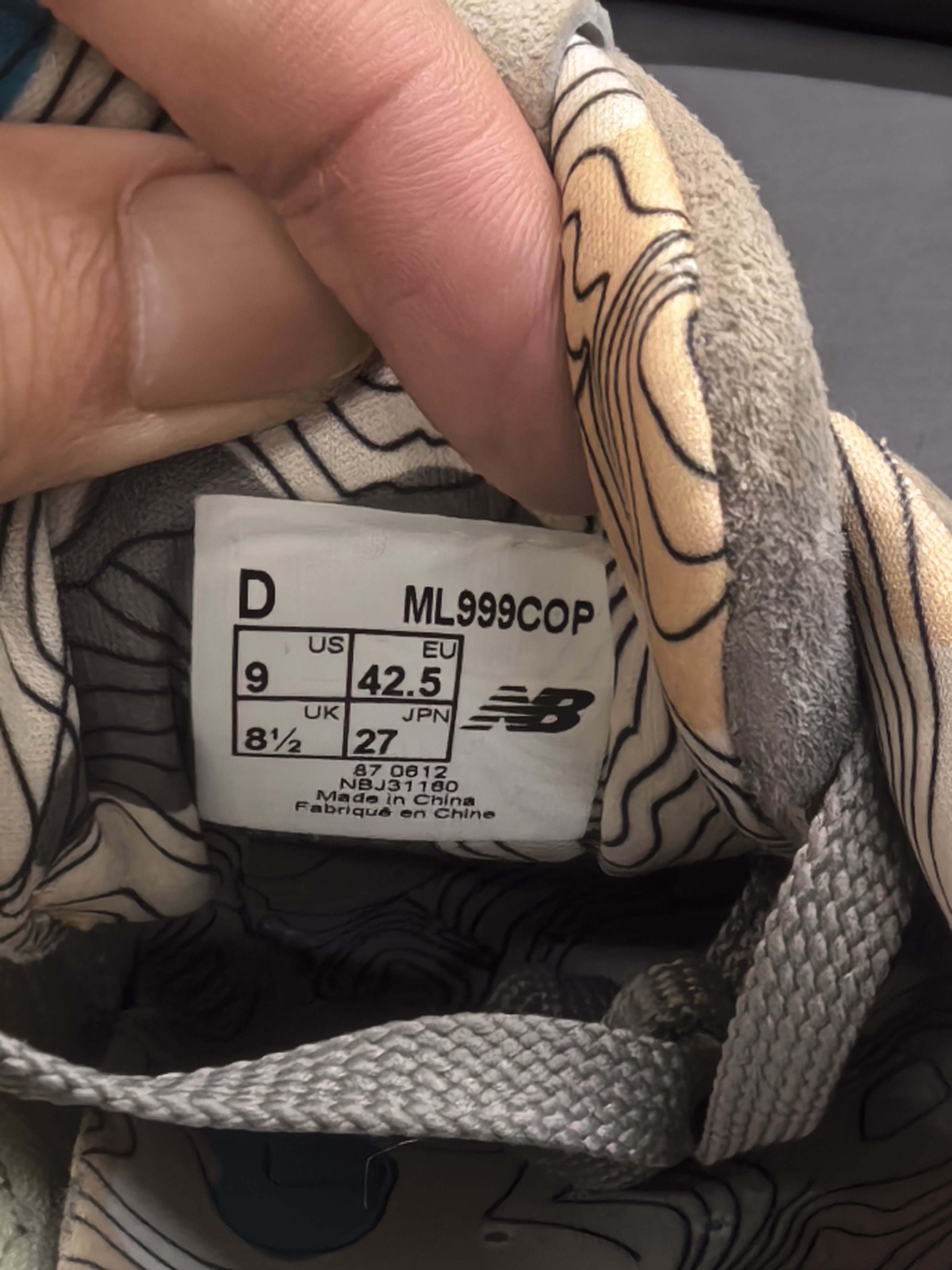 New Balance New Balance 999 ML999COP x Concepts "Seal" UK 9 Size US 9.5 / EU 42-43 - 9 Thumbnail