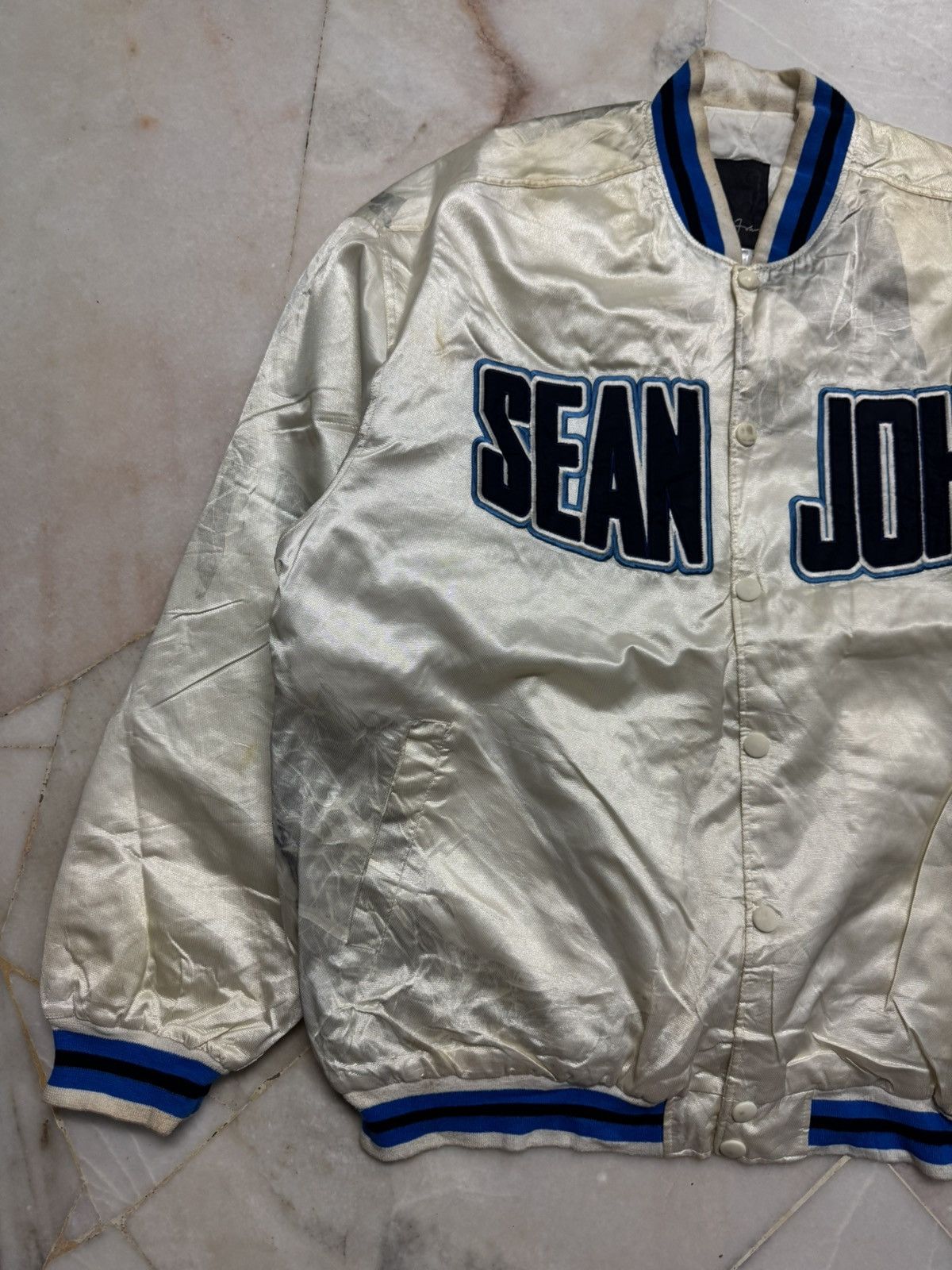Sean John 💥BIG SIZE💥XXL VINTAGE SEAN JOHN BOMBERS RARE BIG LOGO Size US XXL / EU 58 / 5 - 4 Thumbnail