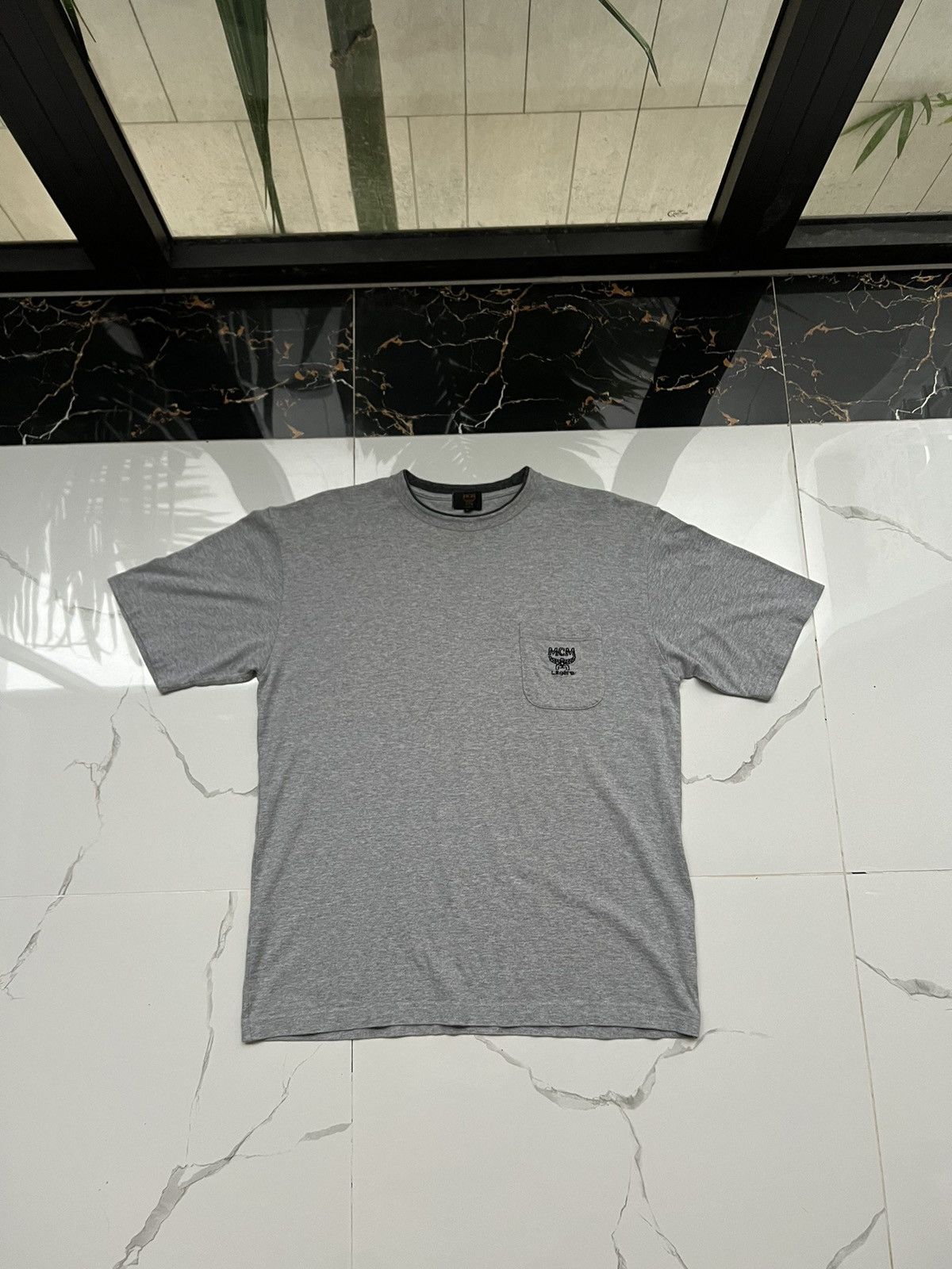 MCM × Vintage 90’s MCM LEGERE RETRO POCKET LOGO Y2K TEE AVANT-GARDE Size US L / EU 52-54 / 3 - 1 Thumbnail