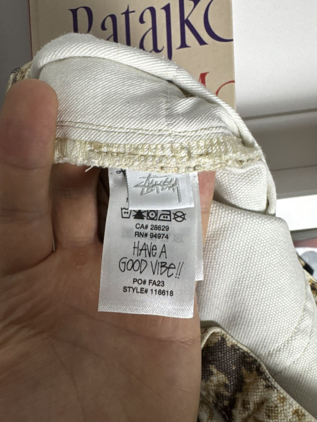 Stussy STUSSY WASHED CANVAS BIG OL JEANS PYTHON HYPE STREETWEAR Size US 32 / EU 48 - 5 Thumbnail