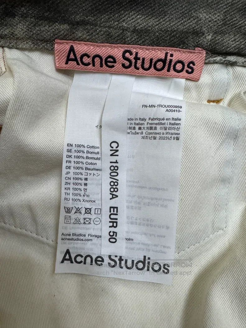 Acne Studios Acne Studios 3D Printed Splashed Distressed Denim Pants, S Size US 34 / EU 50 - 5 Thumbnail