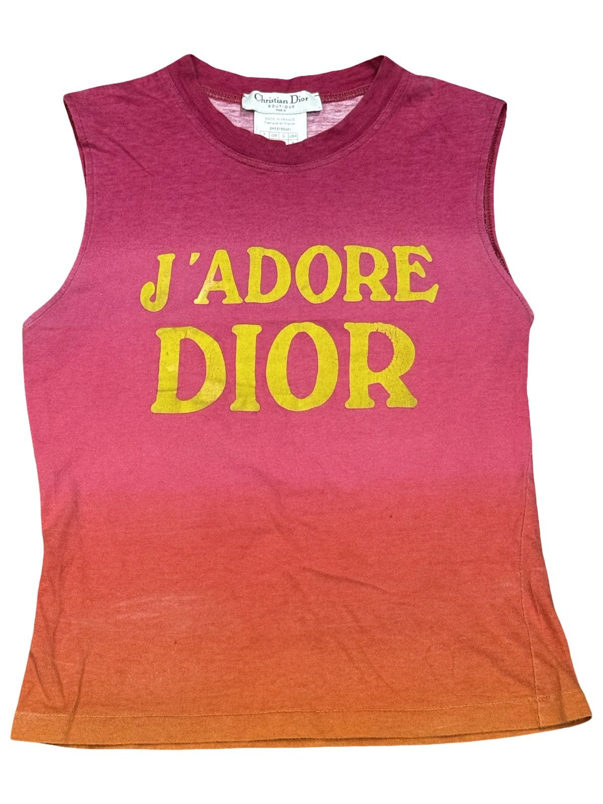 Dior J'adore Dior tank top | Grailed