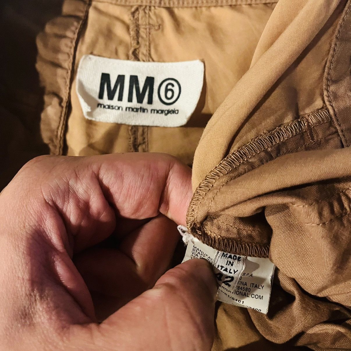 MM6 Maison Margiela MM6 Brown Lightweight Cargo Pants 32 X 30 Size US 32 / EU 48 - 4 Thumbnail