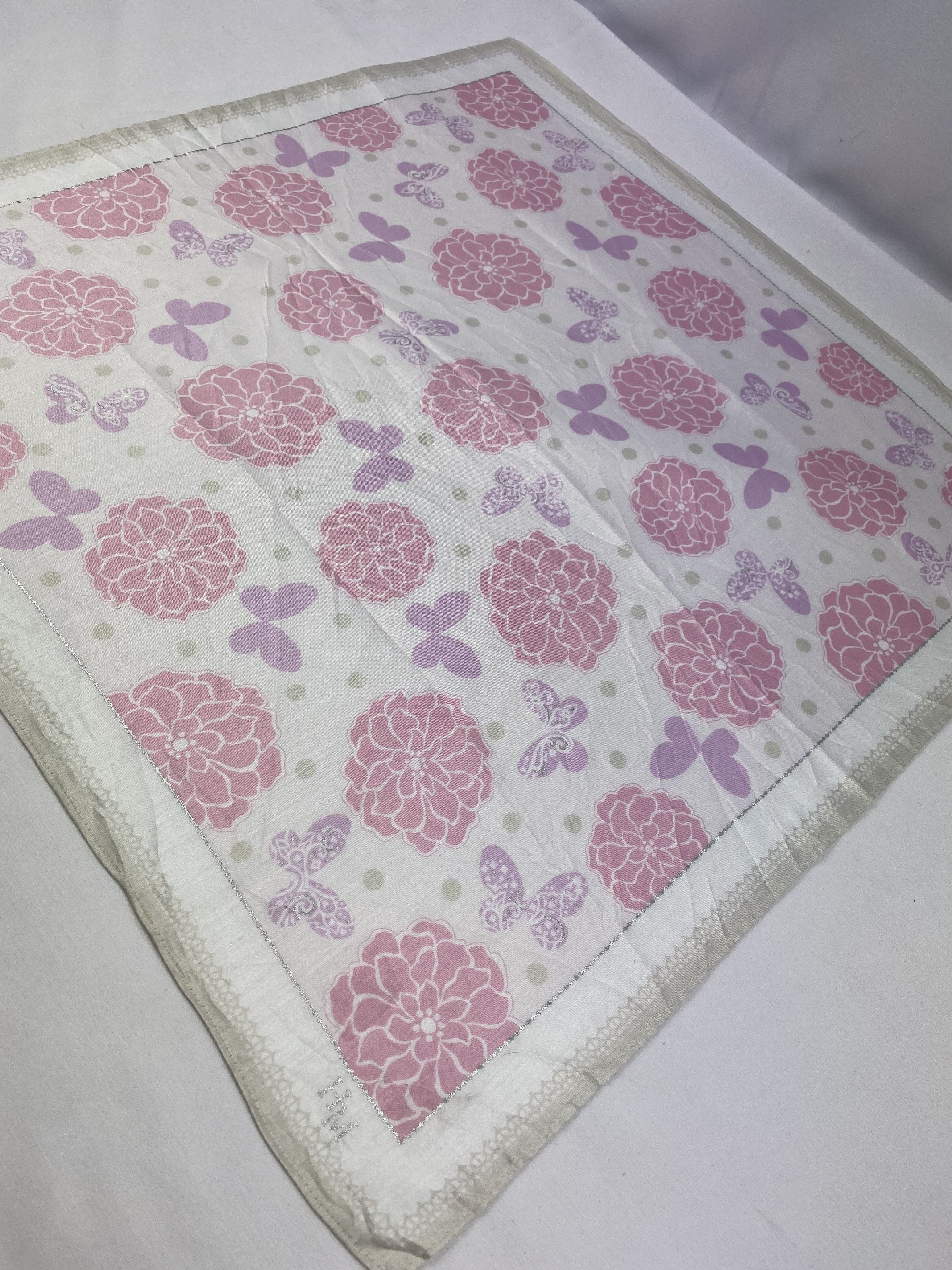 Hanae Mori × Japanese Brand × Vintage Hanae Mori Handkerchief / Bandana / Neckerchief Size ONE SIZE - 4 Thumbnail