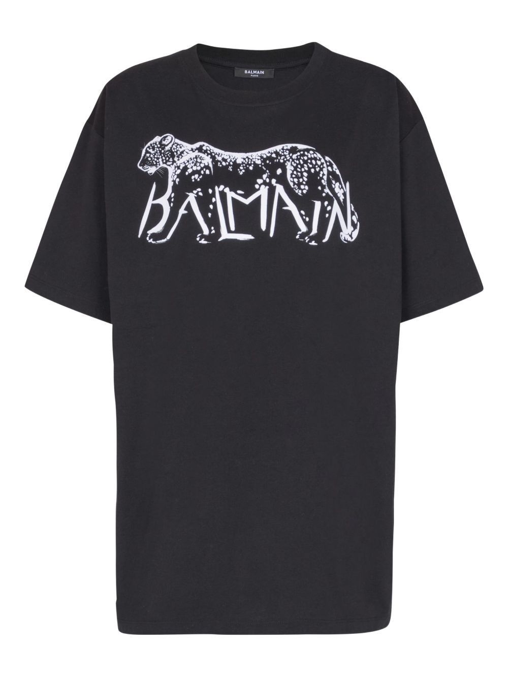 Balmain LEOPARD PRINT T-SHIRT Size S / US 4 / IT 40 - 1 Thumbnail