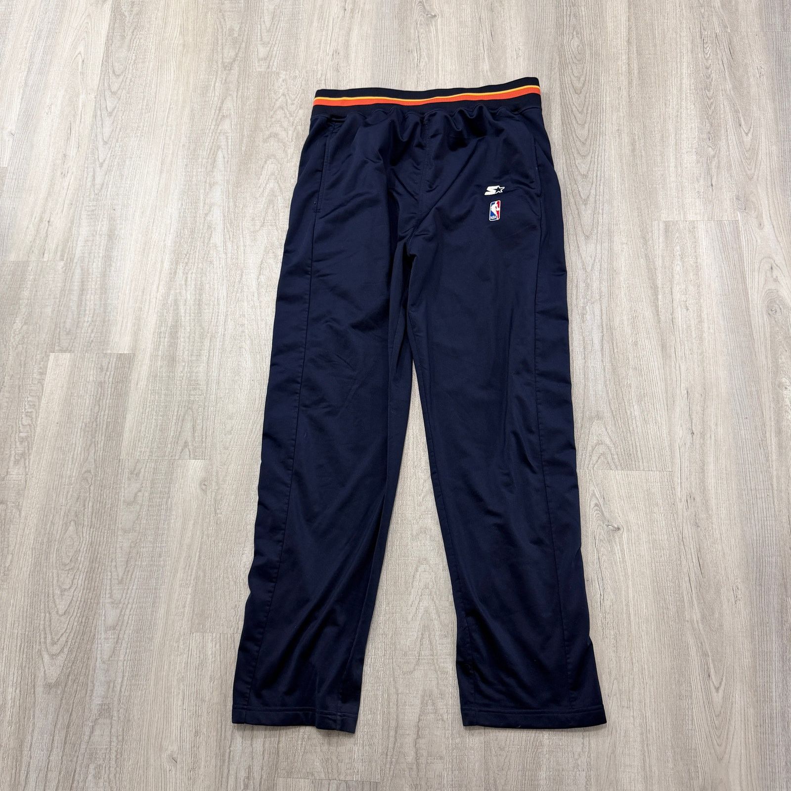 Vintage Vintage Starter NBA Tear Away Warm Up Pants Men's XL Blue Size US 36 / EU 52 - 1 Thumbnail
