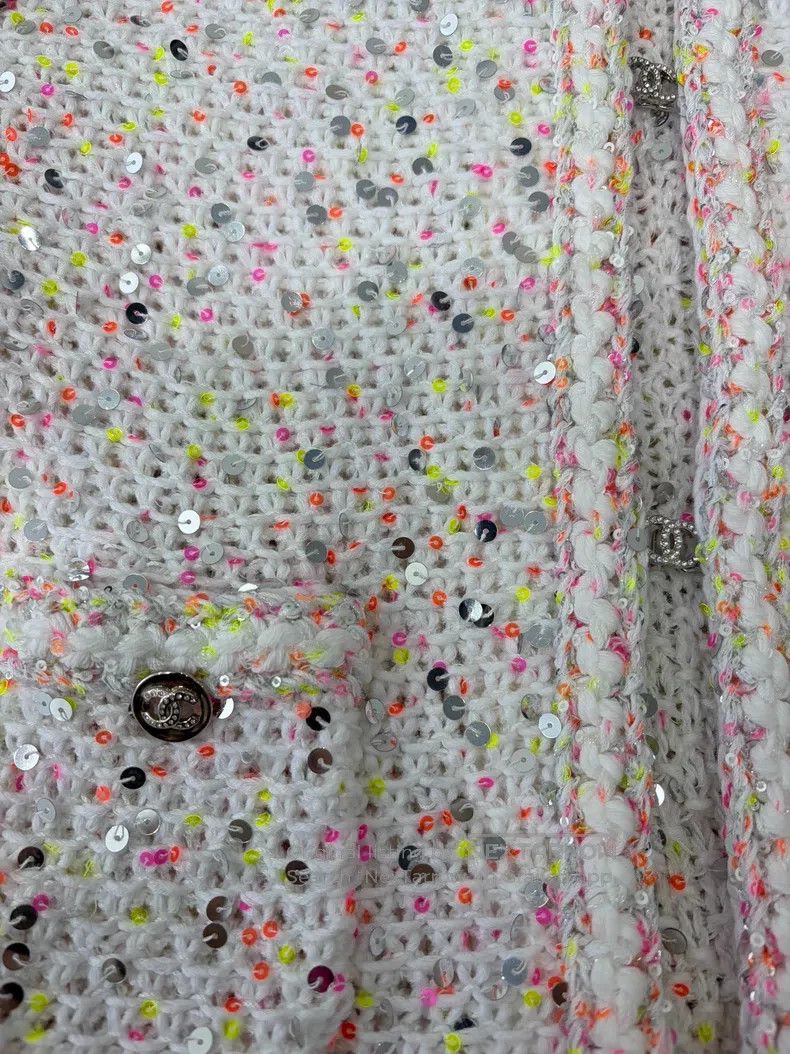 Chanel Chanel Colourful sequin diamond button cardigan coat Size XS / US 0-2 / IT 36-38 - 3 Thumbnail