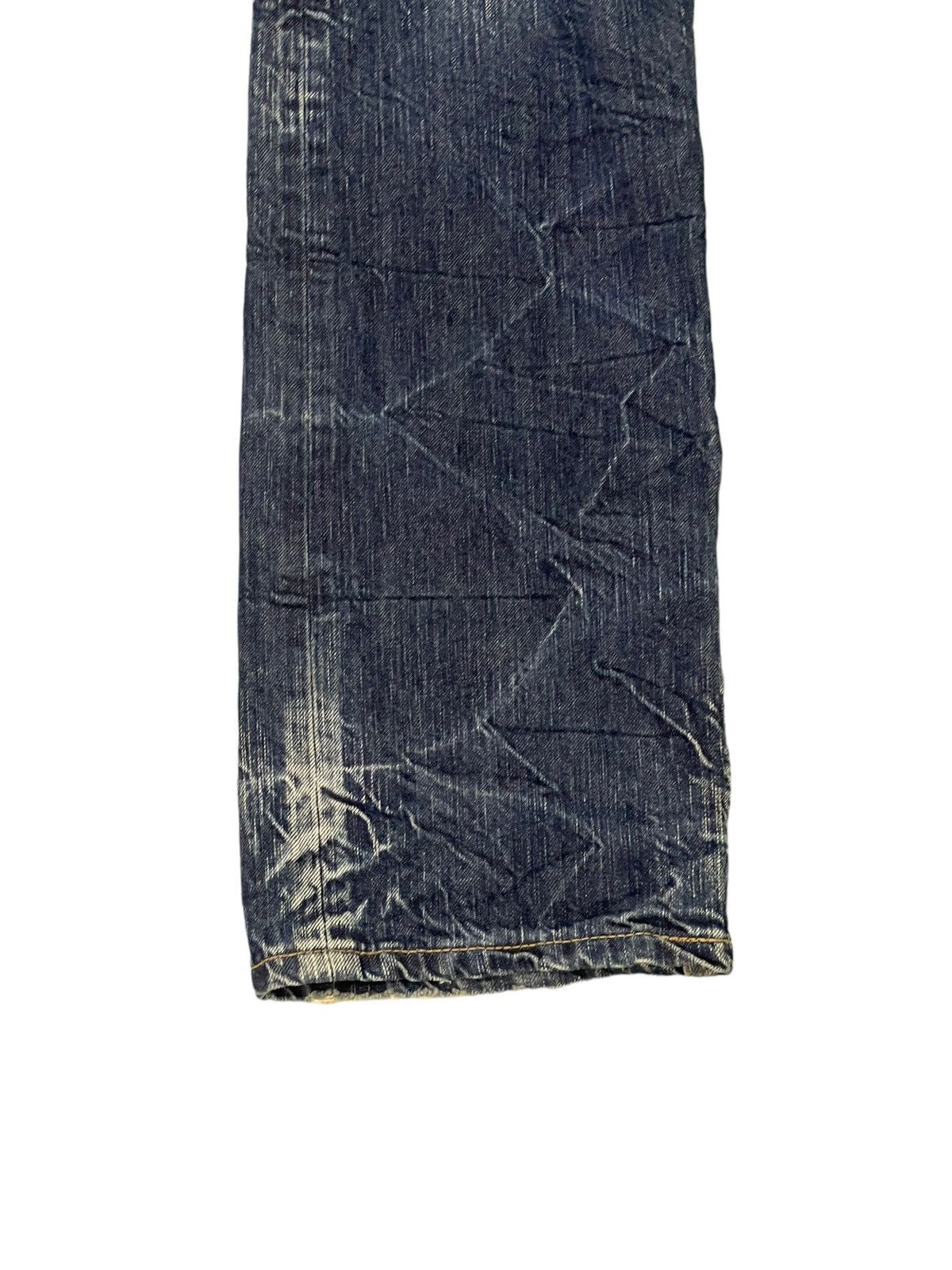 Edwin Stone Wash Jeans Edwin Japan Faded Distress Slim 8🟦2 Size US 31 - 2 Thumbnail