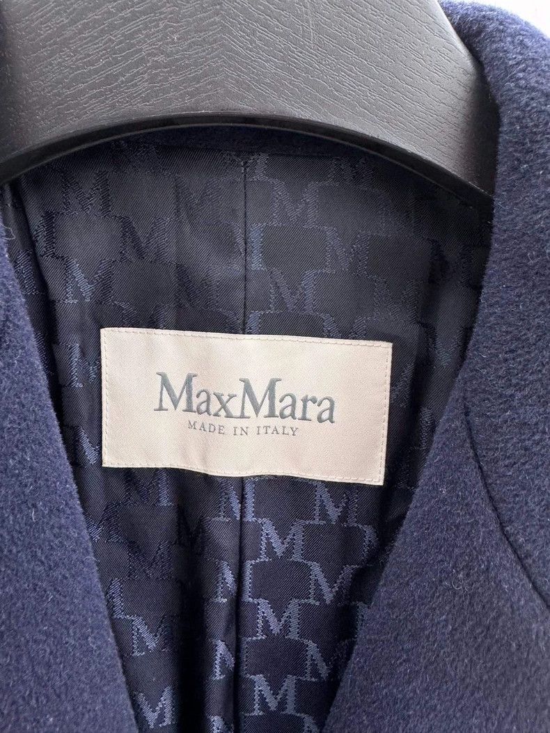 Max Mara Max Mara Long 101801 Dark Blue Size S / US 4 / IT 40 - 2 Thumbnail
