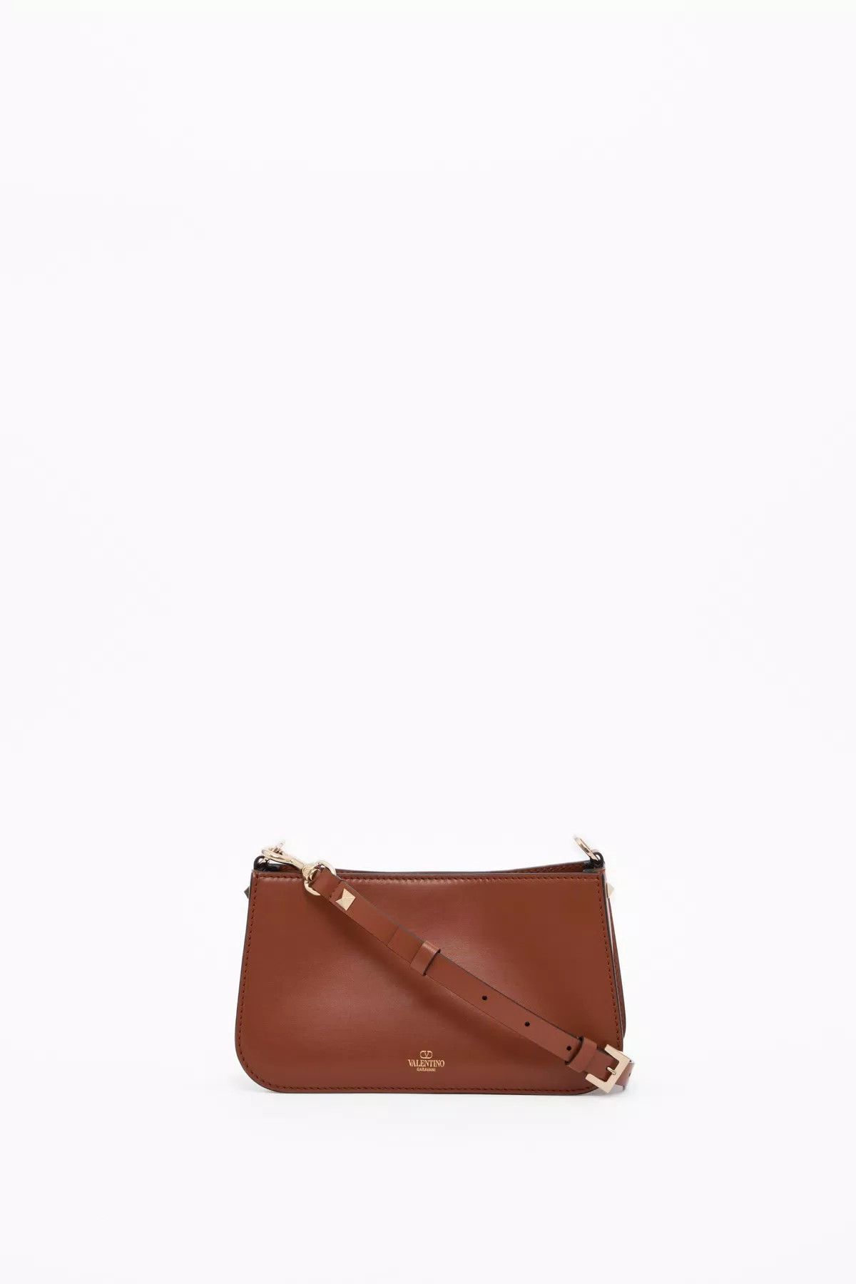 Valentino oc11z0725 Size:OS/Fierce Small Calfskin Bag in Brown Size ONE SIZE - 3 Thumbnail