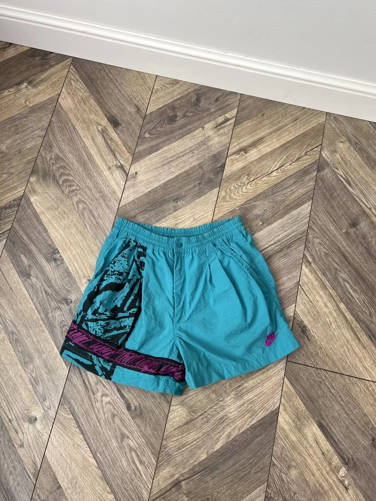 Nike × Vintage Vintage 90's Nike Challenge Court Andre Agassi Shorts Tennis Size US 28 / EU 44 - 2 Thumbnail