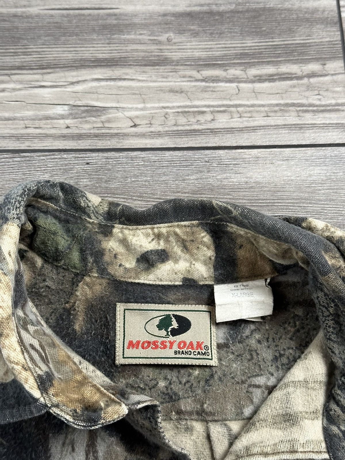 Mossy Oaks Vintage Mossy Oak Real Tree Camo Button Up Size US XL / EU 56 / 4 - 4 Thumbnail