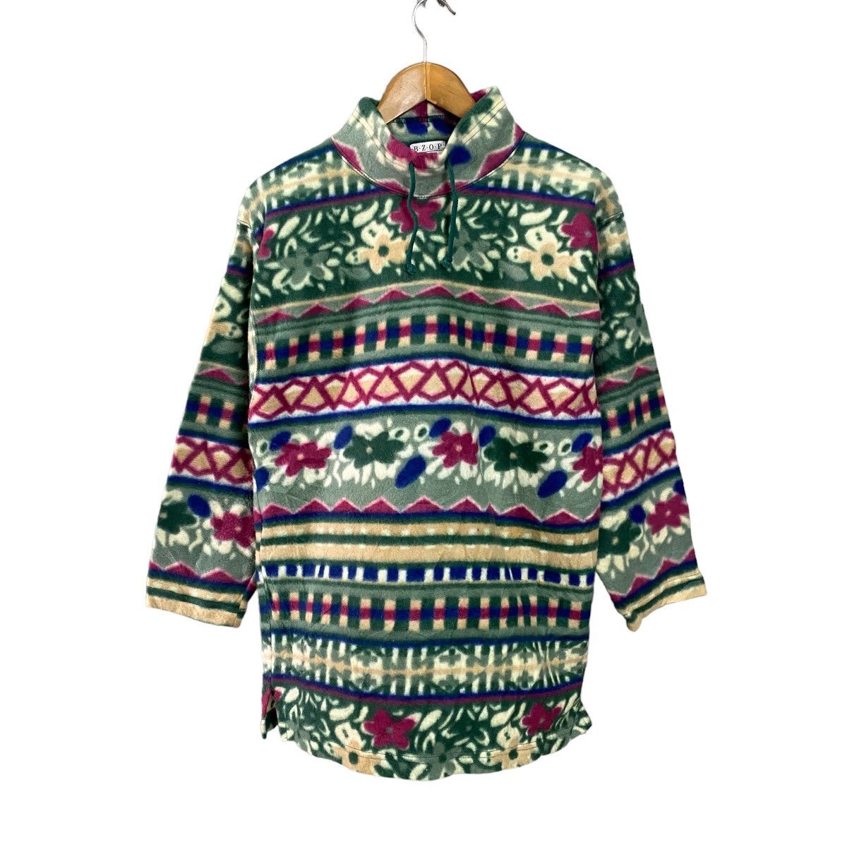 Aztech Mountain × Japanese Brand × Vintage BZOP soutwest patern fleece Size US M / EU 48-50 / 2 - 1 Thumbnail
