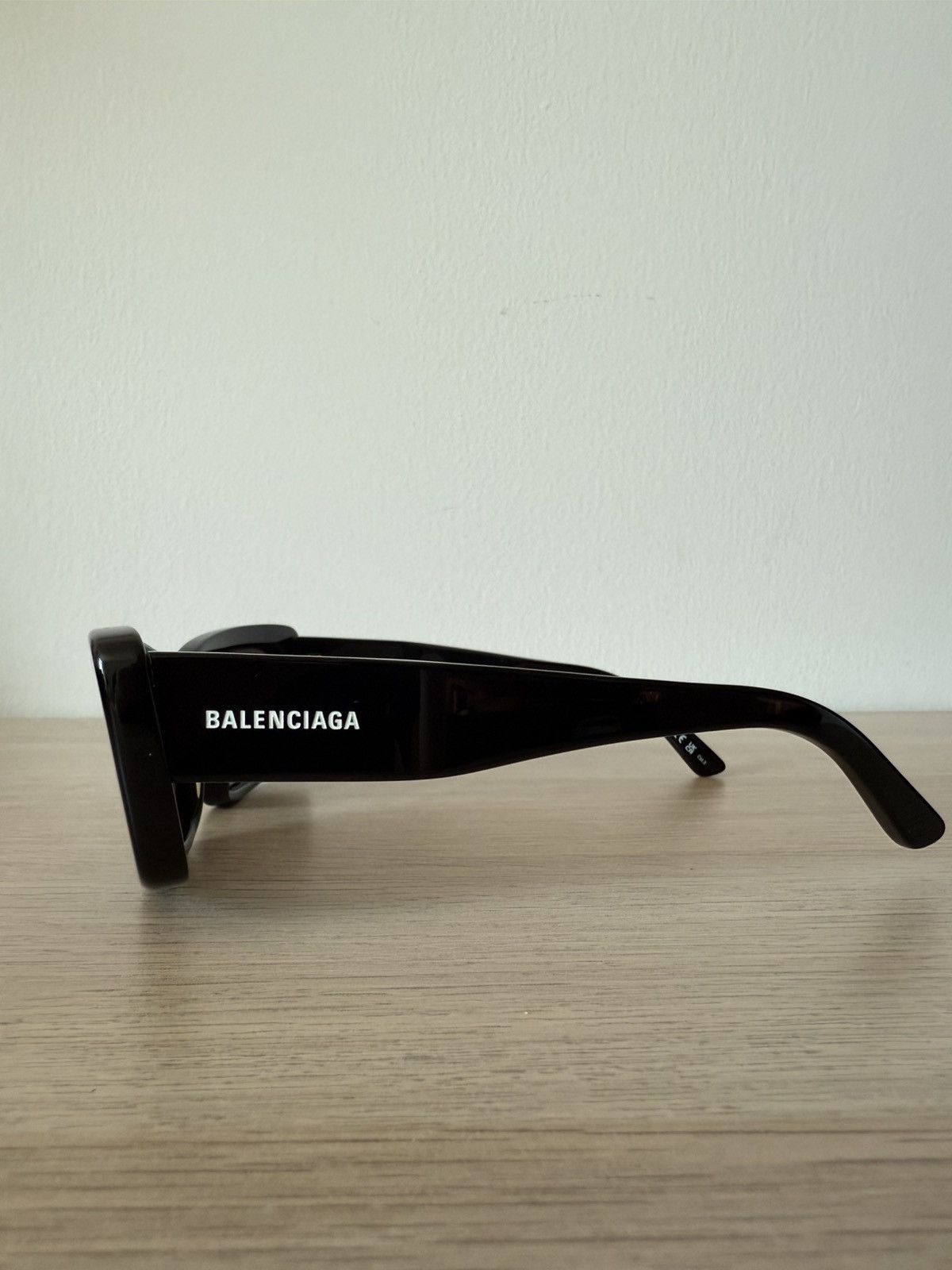 Balenciaga Balenciaga Oversized Rectangle Sunglasses Black Size ONE SIZE - 3 Thumbnail