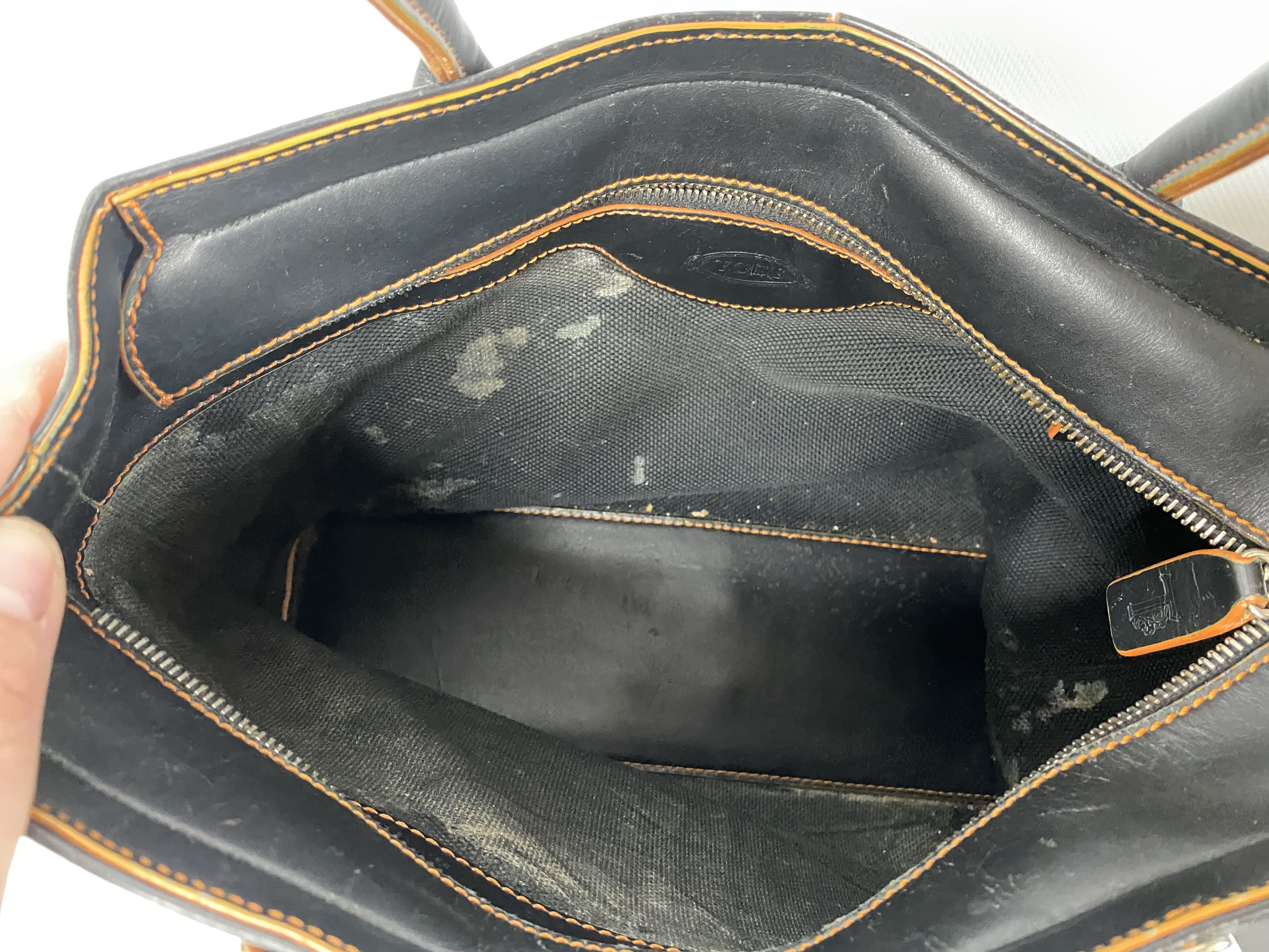 Leather × Tod's × Vintage TOD'S BAG LEATHER TOTE SHOULDER HAND BAG AUTHENTIC VINTAGE Size ONE SIZE - 4 Thumbnail