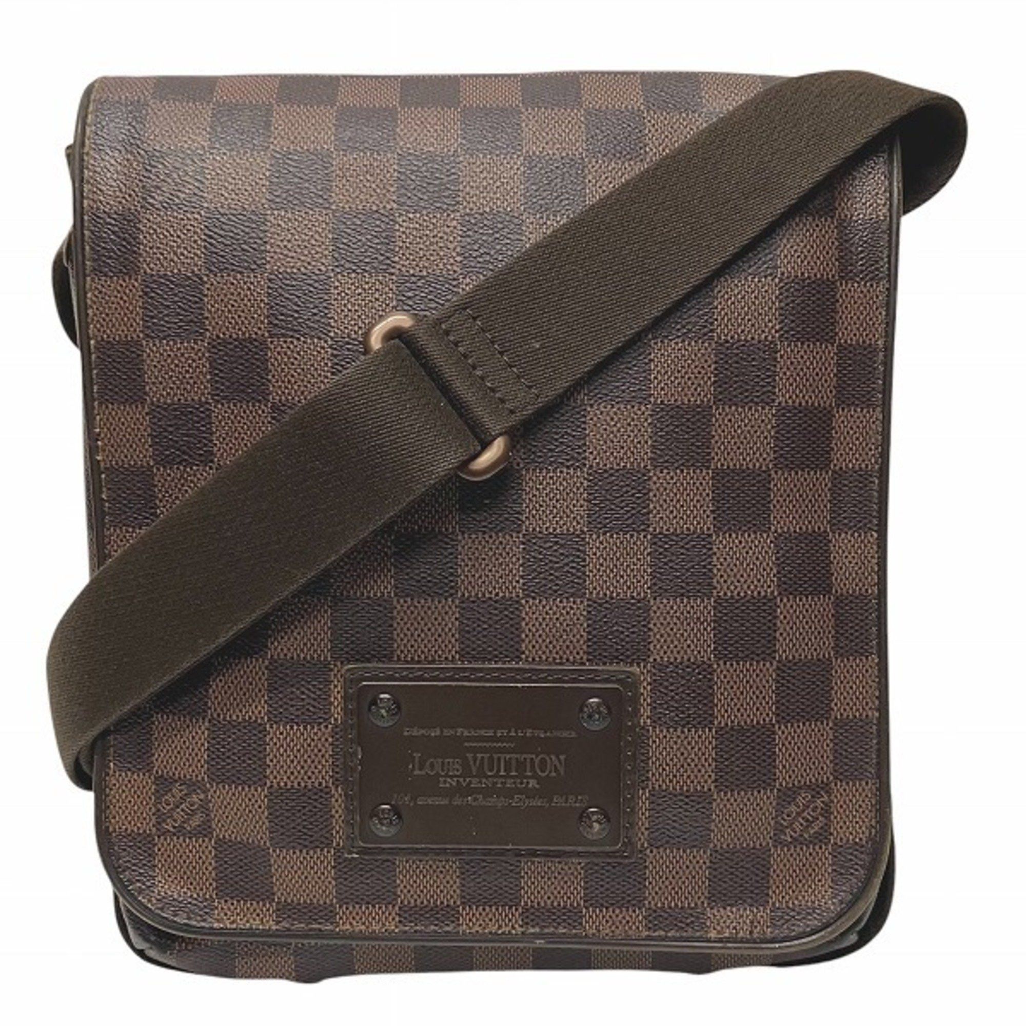 Louis Vuitton Damier Brooklyn Pm N51210 Bag Shoulder Men's Women's in Brown