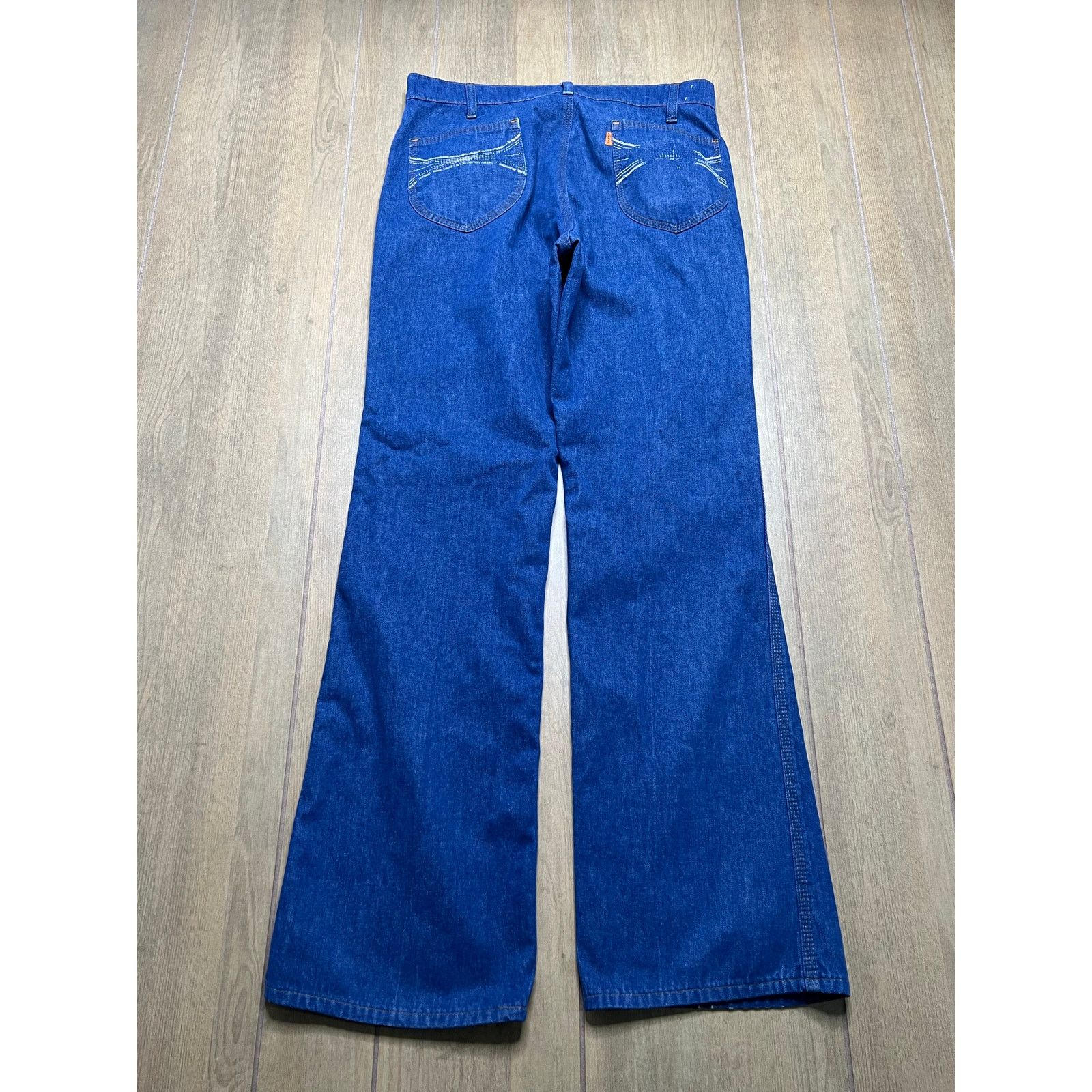 Levi's Vintage Levi’s Orange Tab Bootcut Jeans USA 1970s -80s denim Size US 33 - 2 Thumbnail