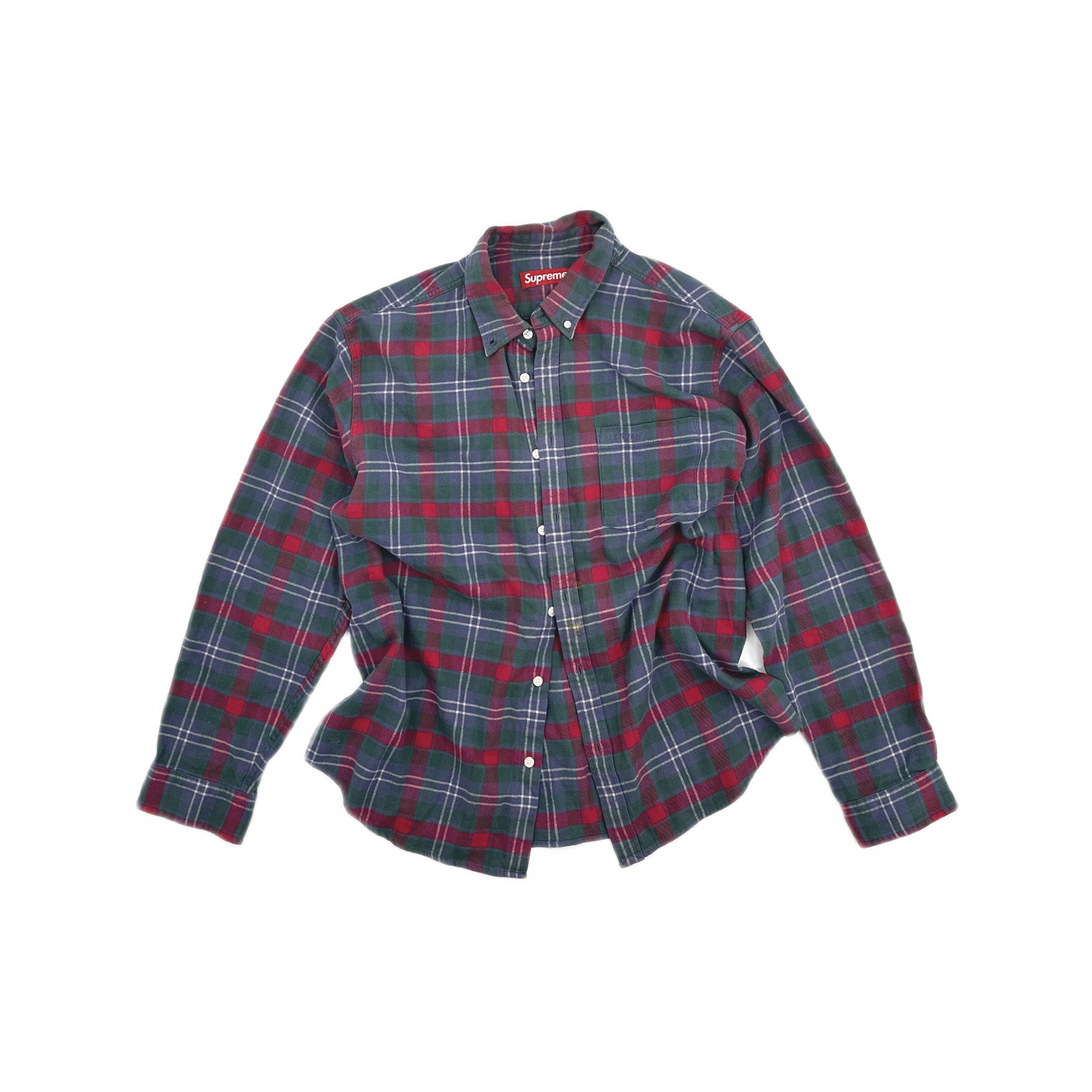 Supreme Supreme Plaid Flannel Shirt Size M Size US M / EU 48-50 / 2 - 1 Thumbnail