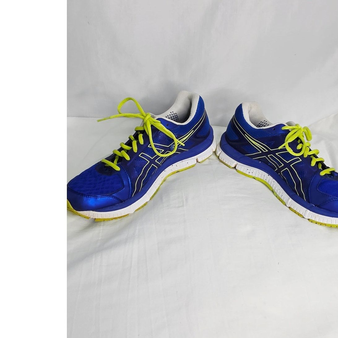 Asics Asics Blue Lime Running Shoes Men's Athletic Trainer Sneaker Size US 8.5 / EU 41-42 - 7 Thumbnail