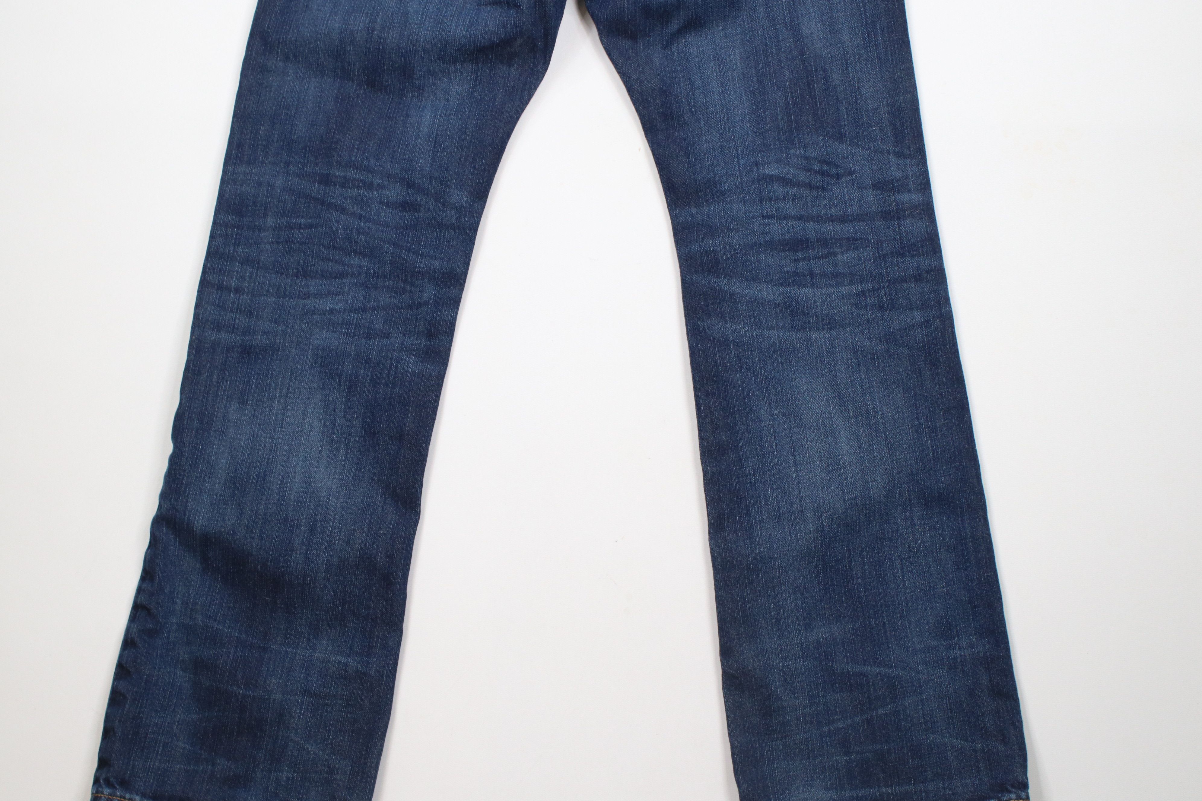 Express × Vintage Express Slim Fit Rocco Boot Cut Denim Jeans Blue Cotton Size US 30 / EU 46 - 11 Thumbnail