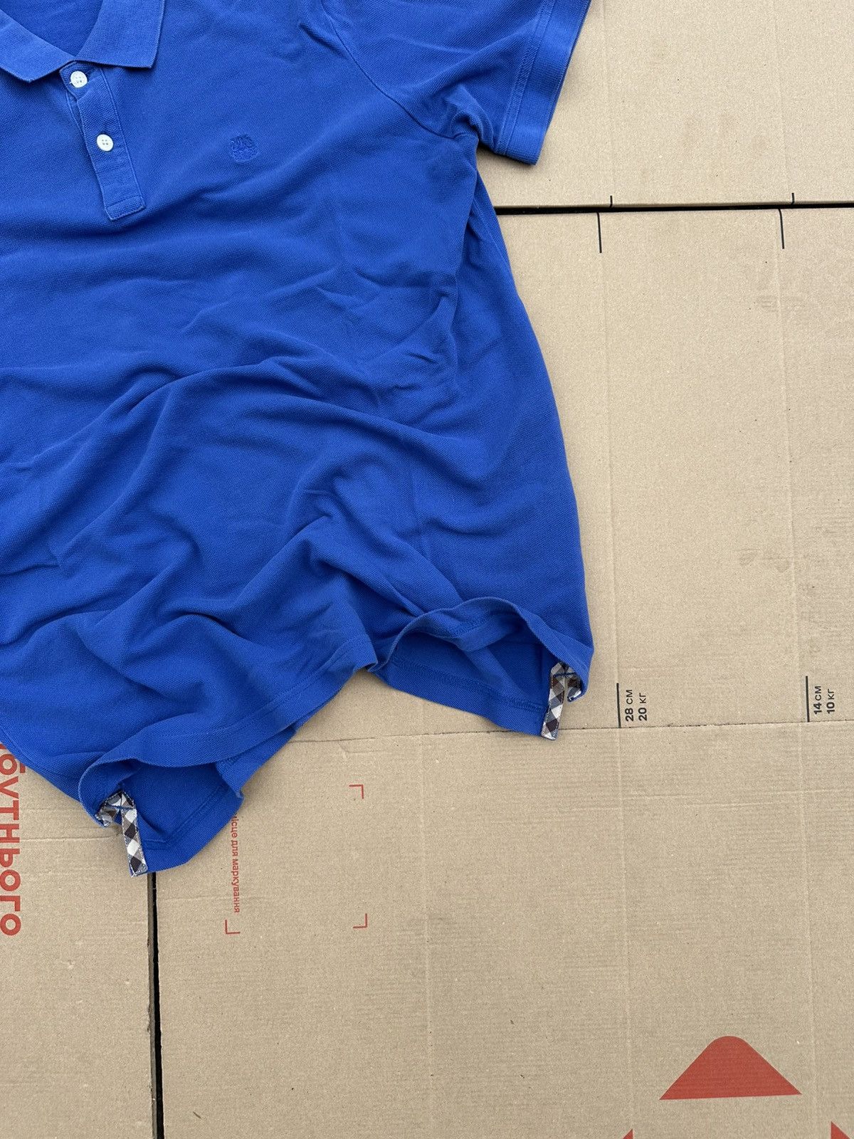 Aquascutum × Vintage Vintage Aquascutum Polo Y2K Old Money Style Size US XL / EU 56 / 4 - 4 Thumbnail