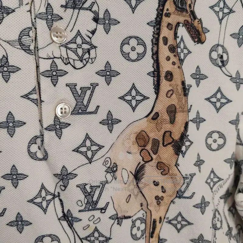 Louis Vuitton Louis Vuitton White Cotton Men's Polo Shirt . Size US S / EU 44-46 / 1 - 4 Thumbnail