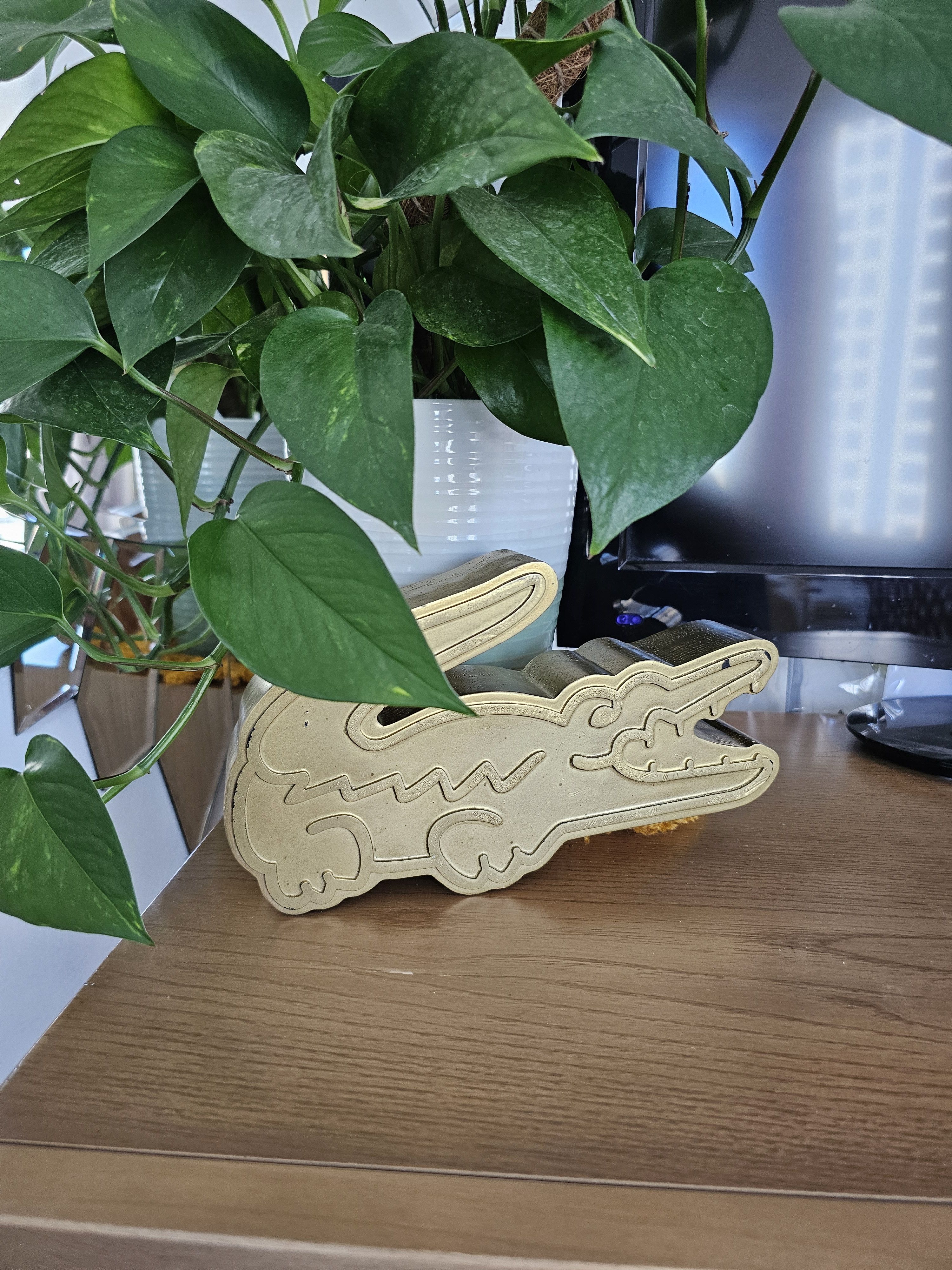Lacoste Lacoste wooden croc fixture Size ONE SIZE - 1 Thumbnail