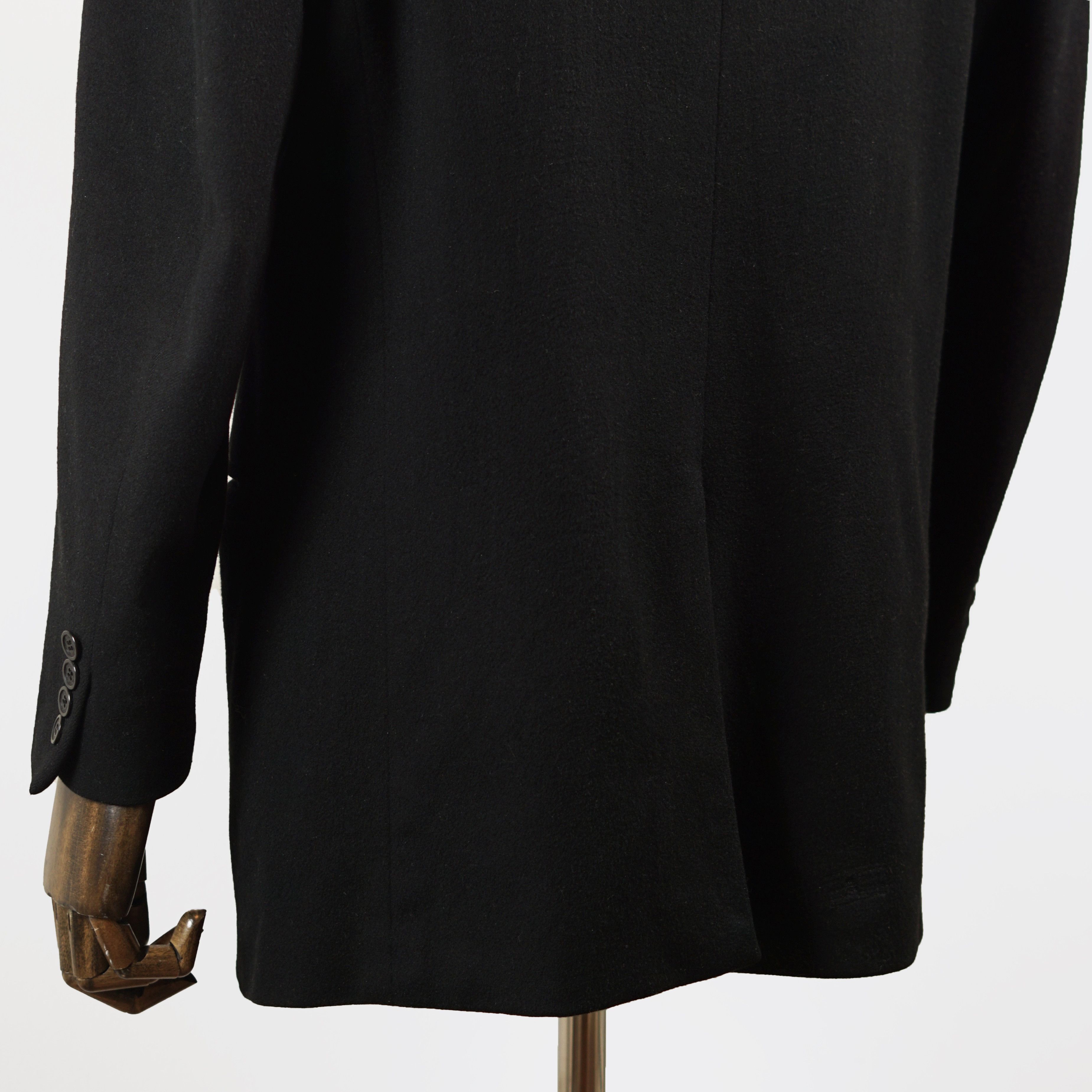 Versace Wool Cashmere Zip-Front Blazer Size 52R - 8 Thumbnail