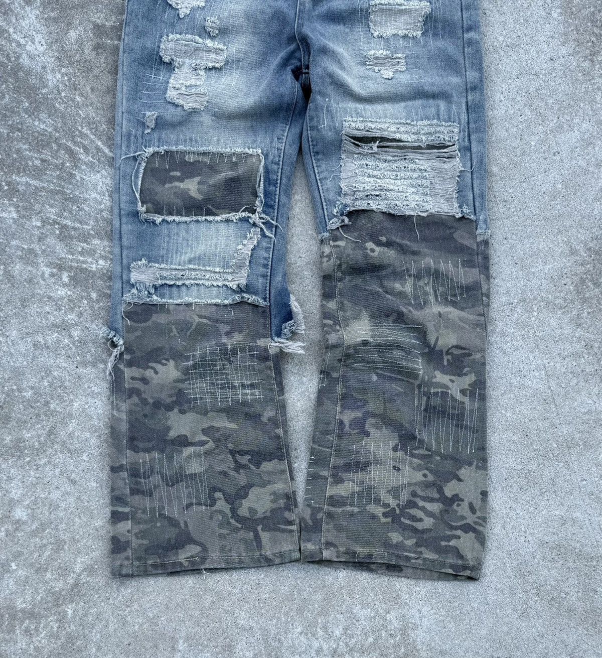 Vintage Vintage Y2K avantgarde streetwear affliction opium jeans Size US 30 / EU 46 - 2 Thumbnail