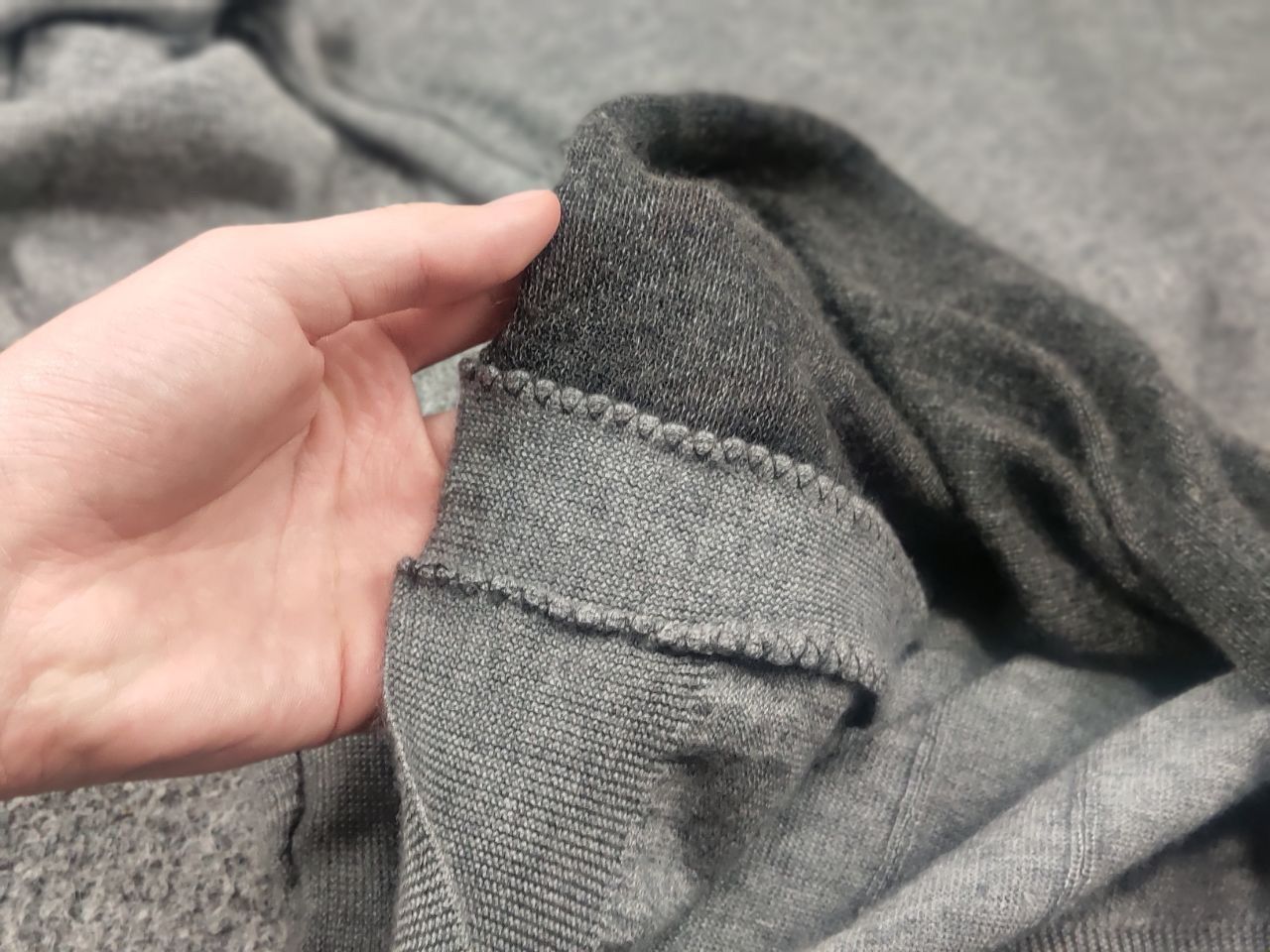 Layer-0 Layer-0 ssm22-13 Design Cashmere Scarstitch Overlock Sweater Size US XL / EU 56 / 4 - 15 Thumbnail
